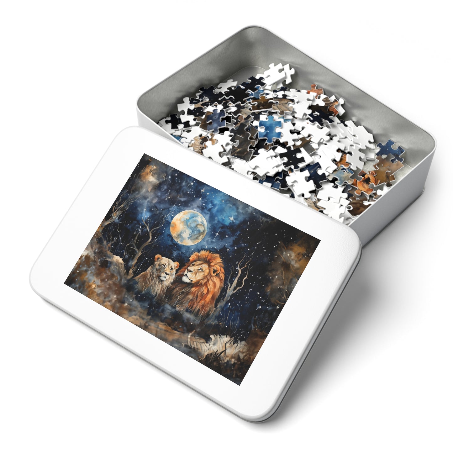 Puzzle, Lions, Personalised/Non-Personalised (30, 110, 252, 500,1000-Piece)
