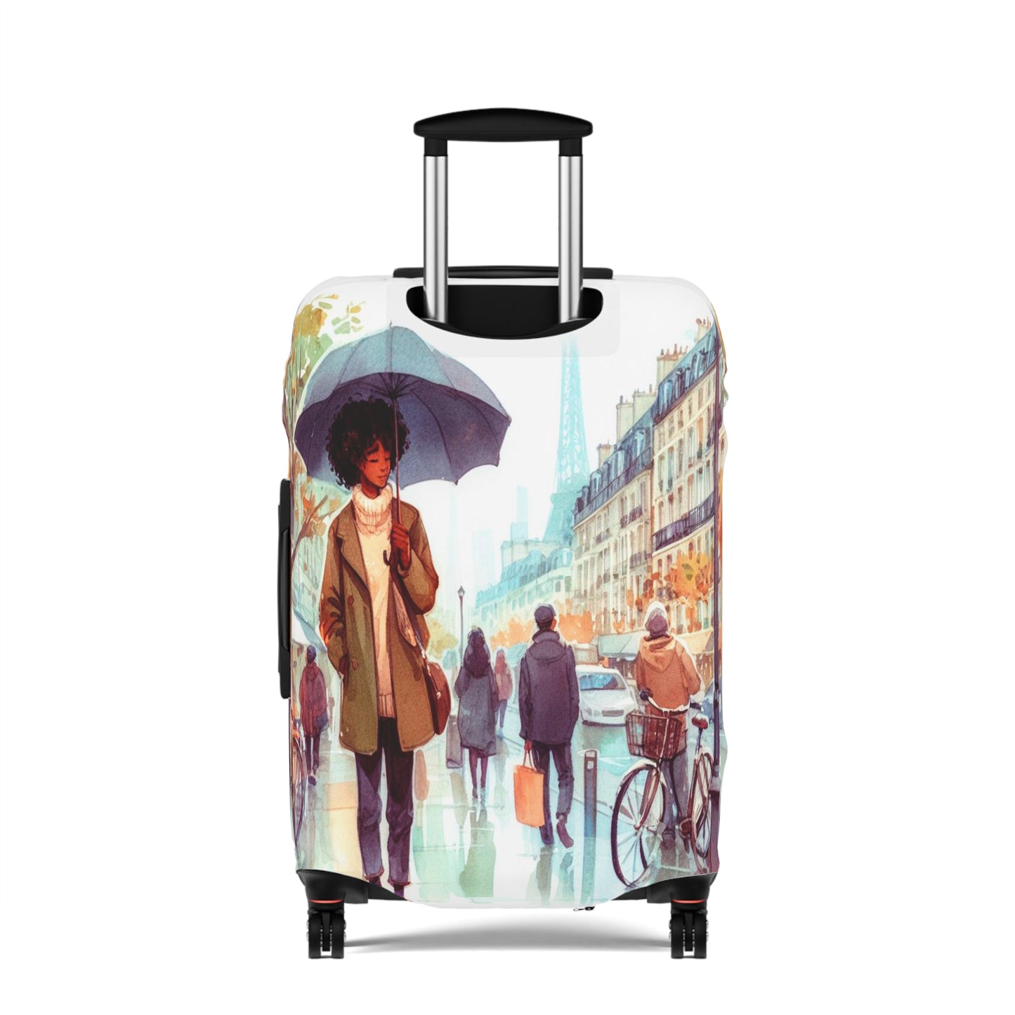 Luggage Cover, Just a Girl Who loves Travelling, awd-2111