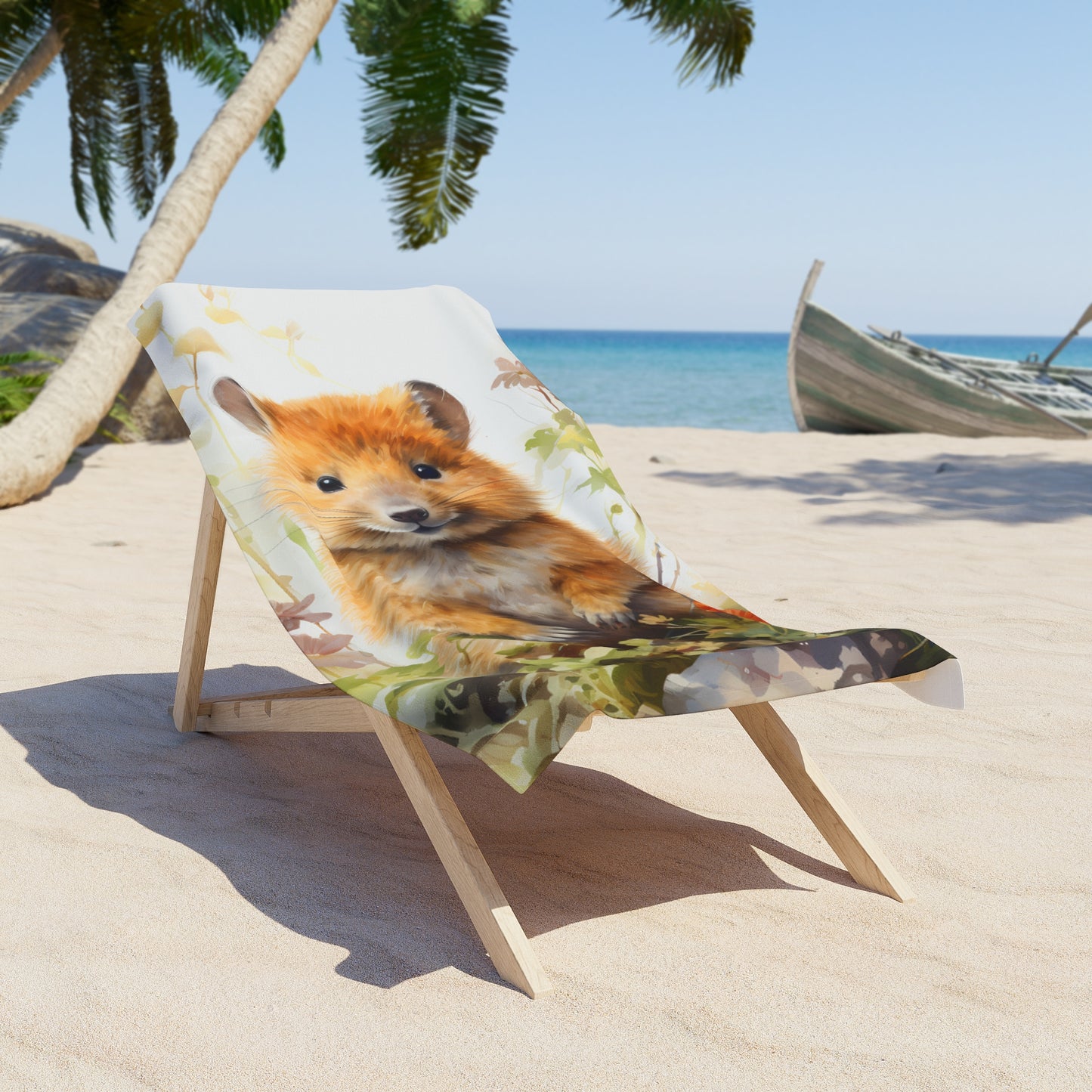 Beach Towel, Australian Animals, Quokka, Polycotton Towel, 2 sizes Available