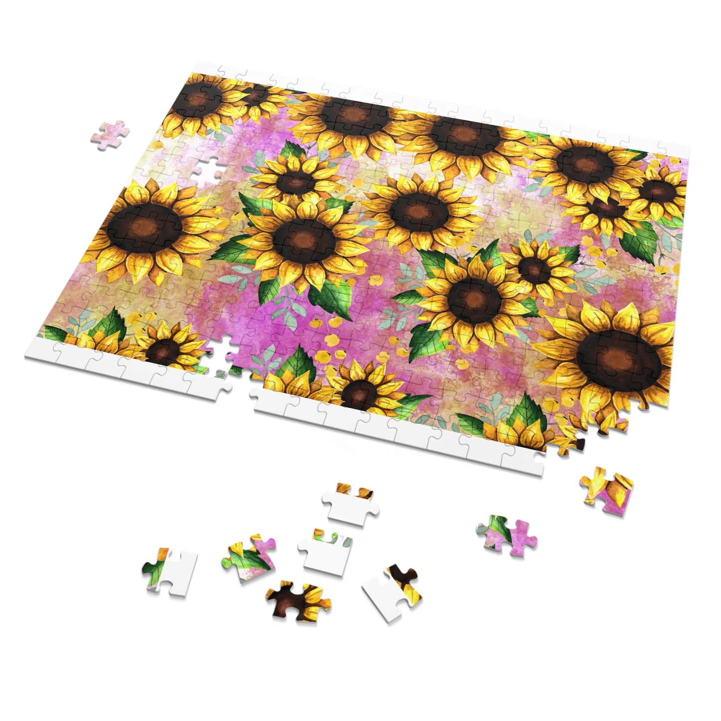 Jigsaw Puzzle, Sunflower, Personalised/Non-Personalised (30, 110, 252, 500,1000-Piece)