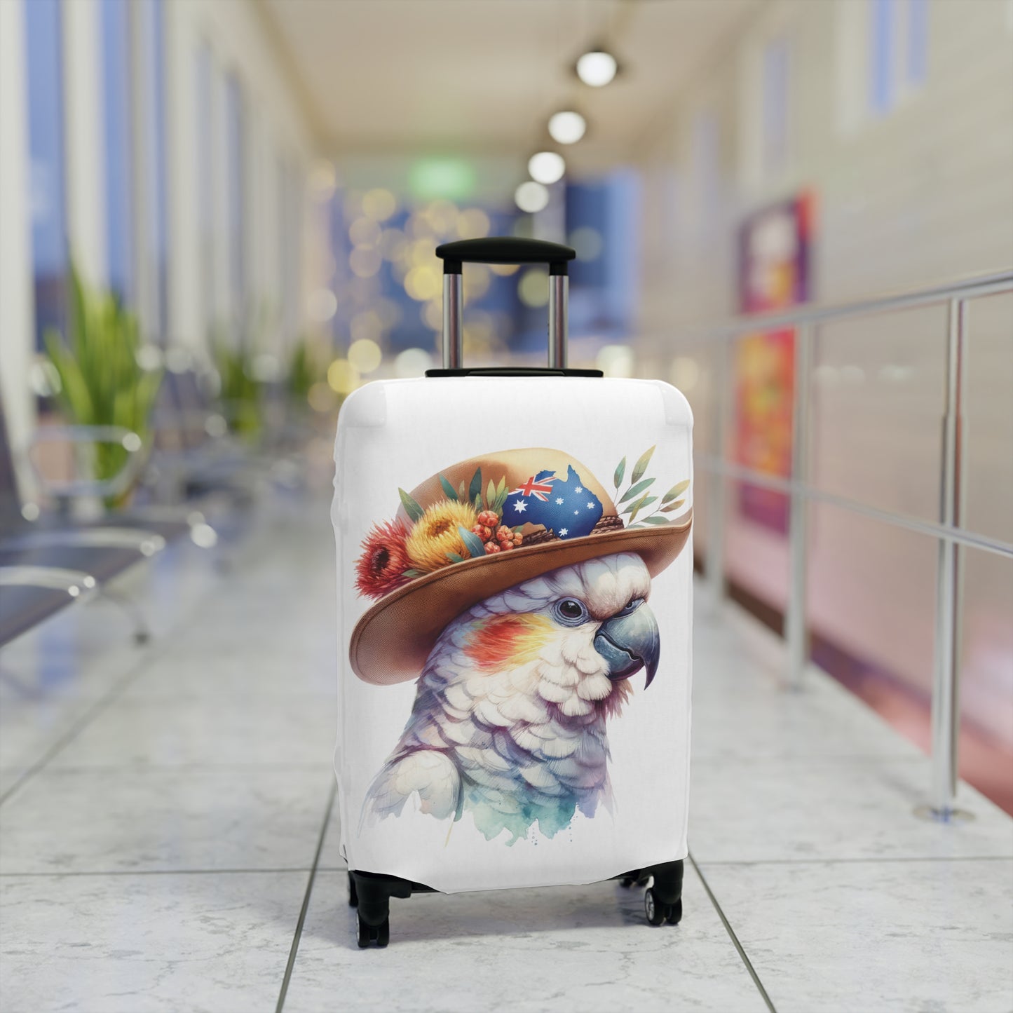 Luggage Cover, Cockatoo, awd-1334