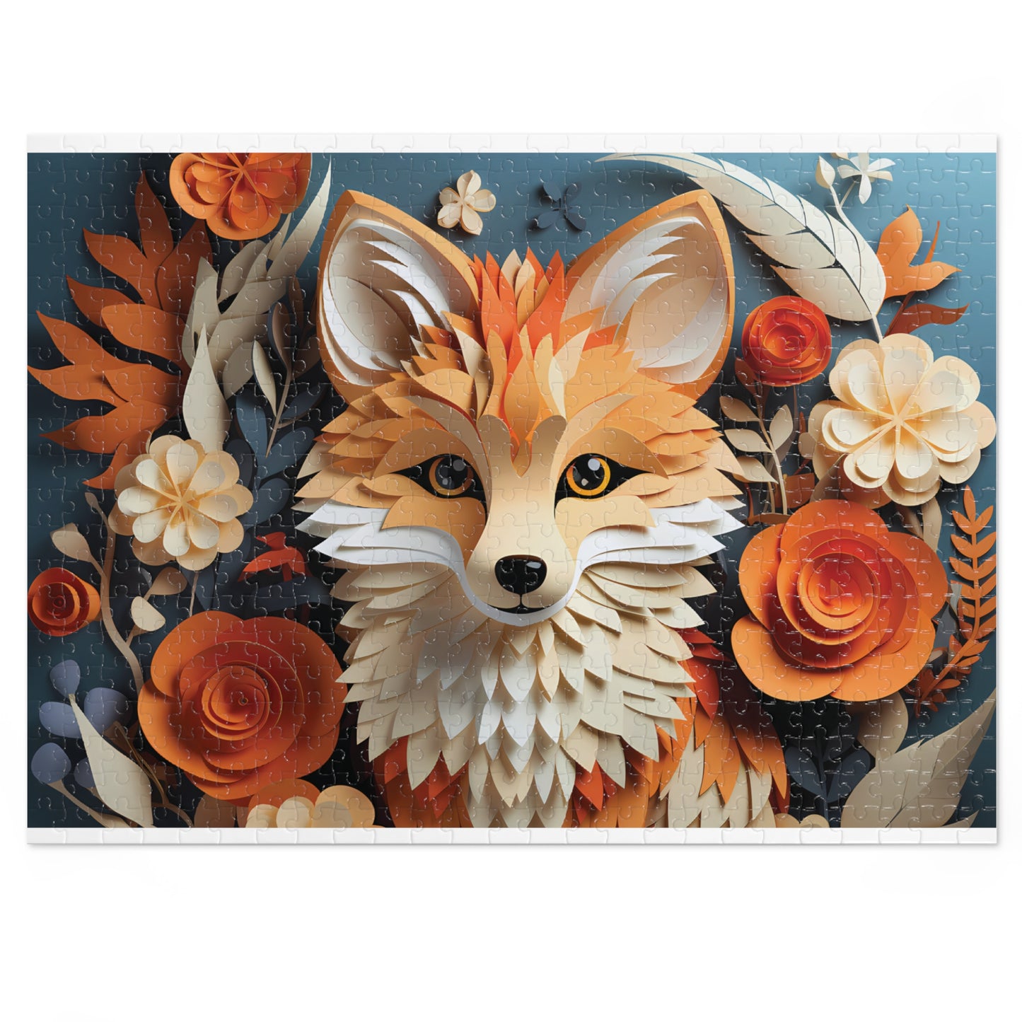 Jigsaw Puzzle, Fox, Personalised/Non-Personalised (30, 110, 252, 500,1000-Piece)