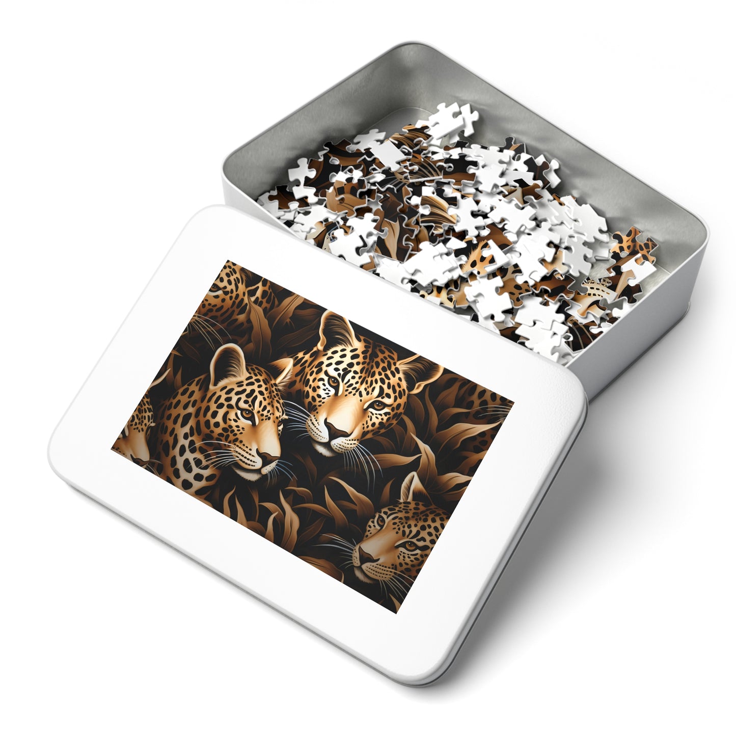 Jigsaw Puzzle, Leopard, Personalised/Non-Personalised (30, 110, 252, 500,1000-Piece)