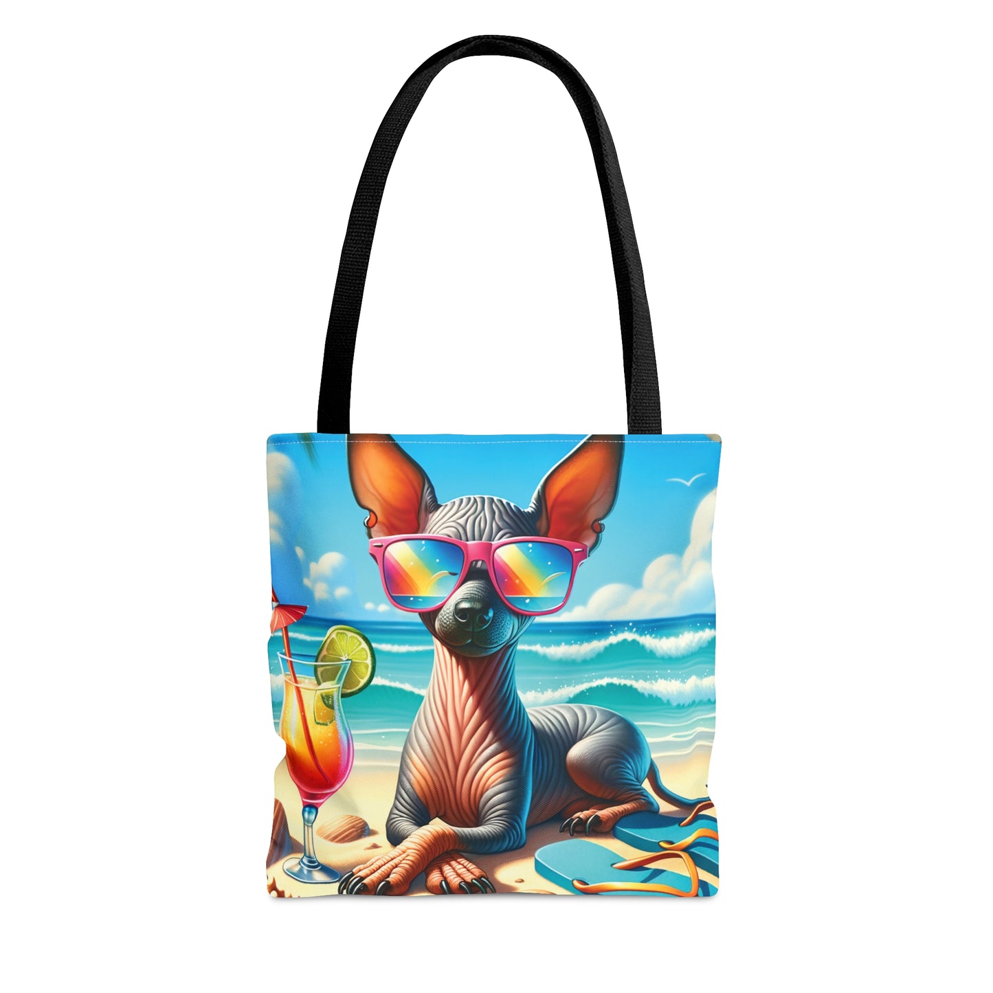 Tote Bag, Dog on Beach, Xloitcuintli, Tote bag, awd-1253