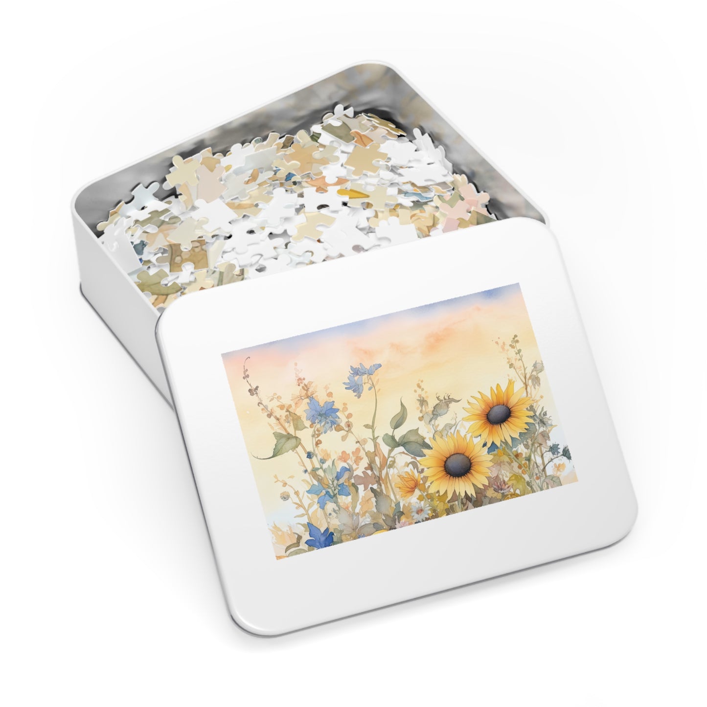 Jigsaw Puzzle, Floral, Personalised/Non-Personalised (30, 110, 252, 500,1000-Piece)