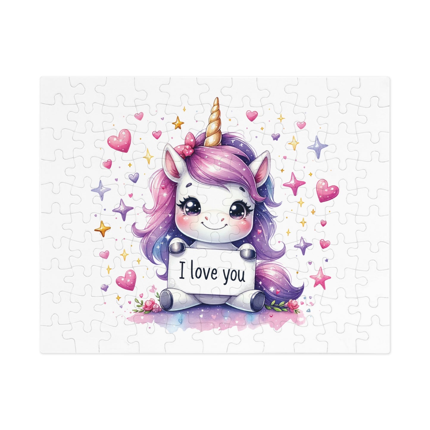 Jigsaw Puzzle, Unicorn, Personalised/Non-Personalised (30, 110, 252, 500,1000-Piece)