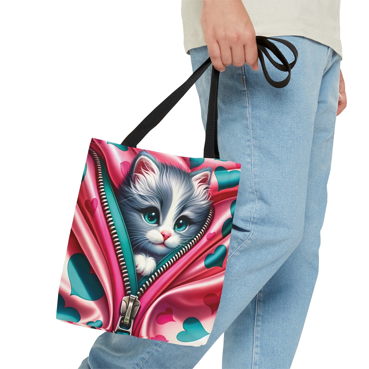 Tote Bag, Cat, Personalised/Non-Personalised Tote bag