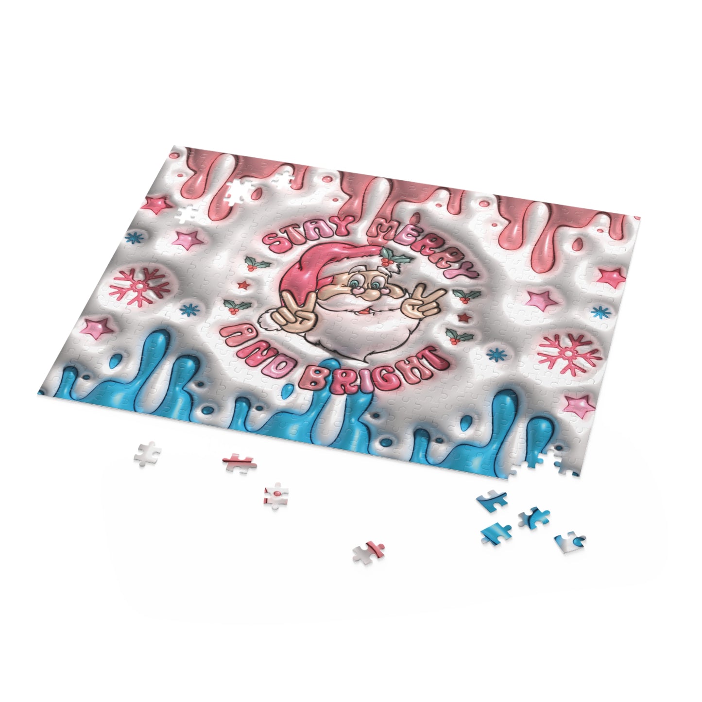 Personalised/Non-Personalised Puzzle, Christmas (120, 252, 500-Piece)