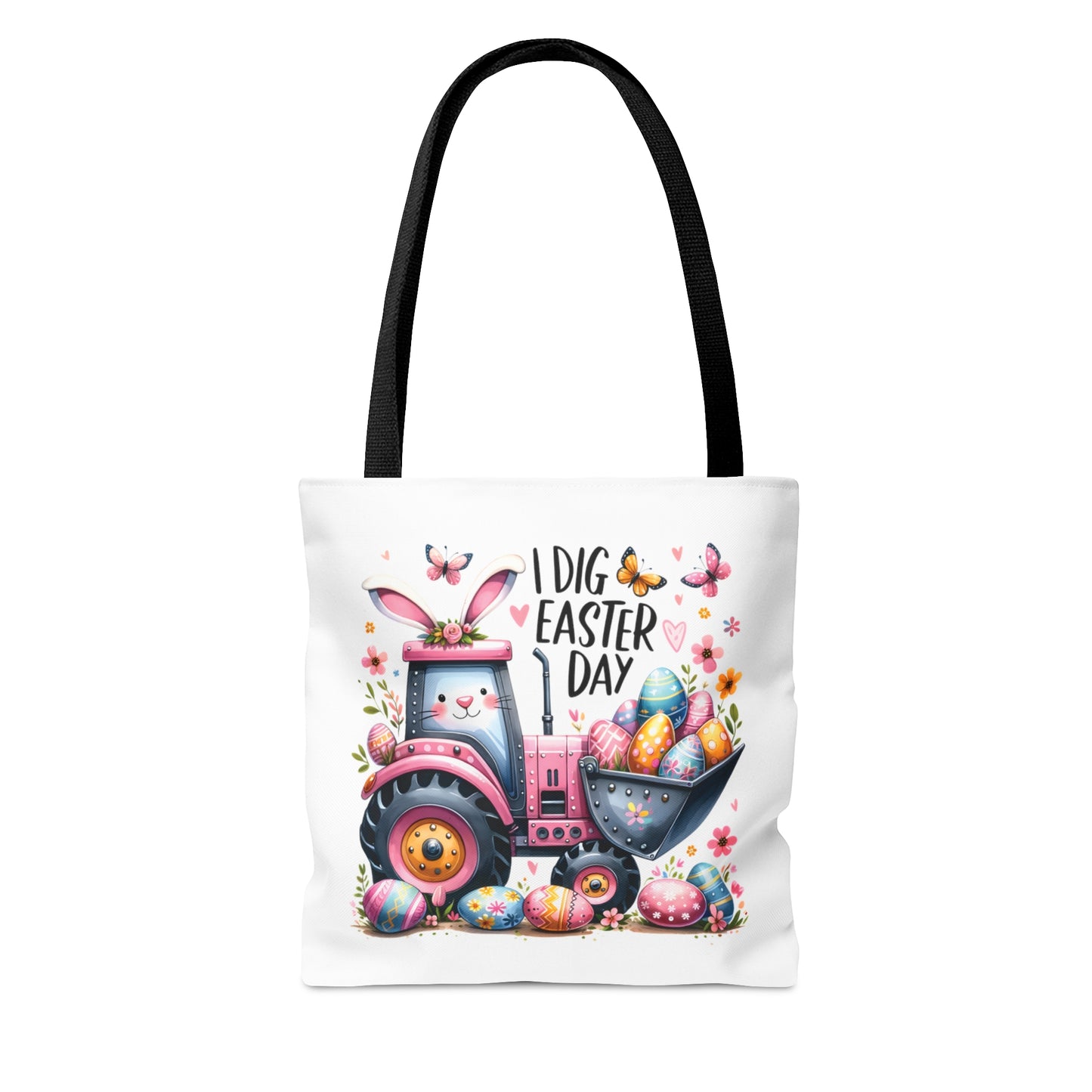 Tote Bag, Easter, Tractor, I dig Easter day Personalised/Non-Personalised Tote bag