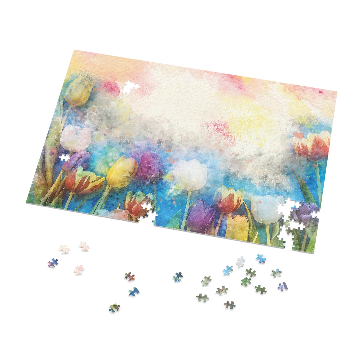 Jigsaw Puzzle, Floral, Personalised/Non-Personalised (30, 110, 252, 500,1000-Piece)