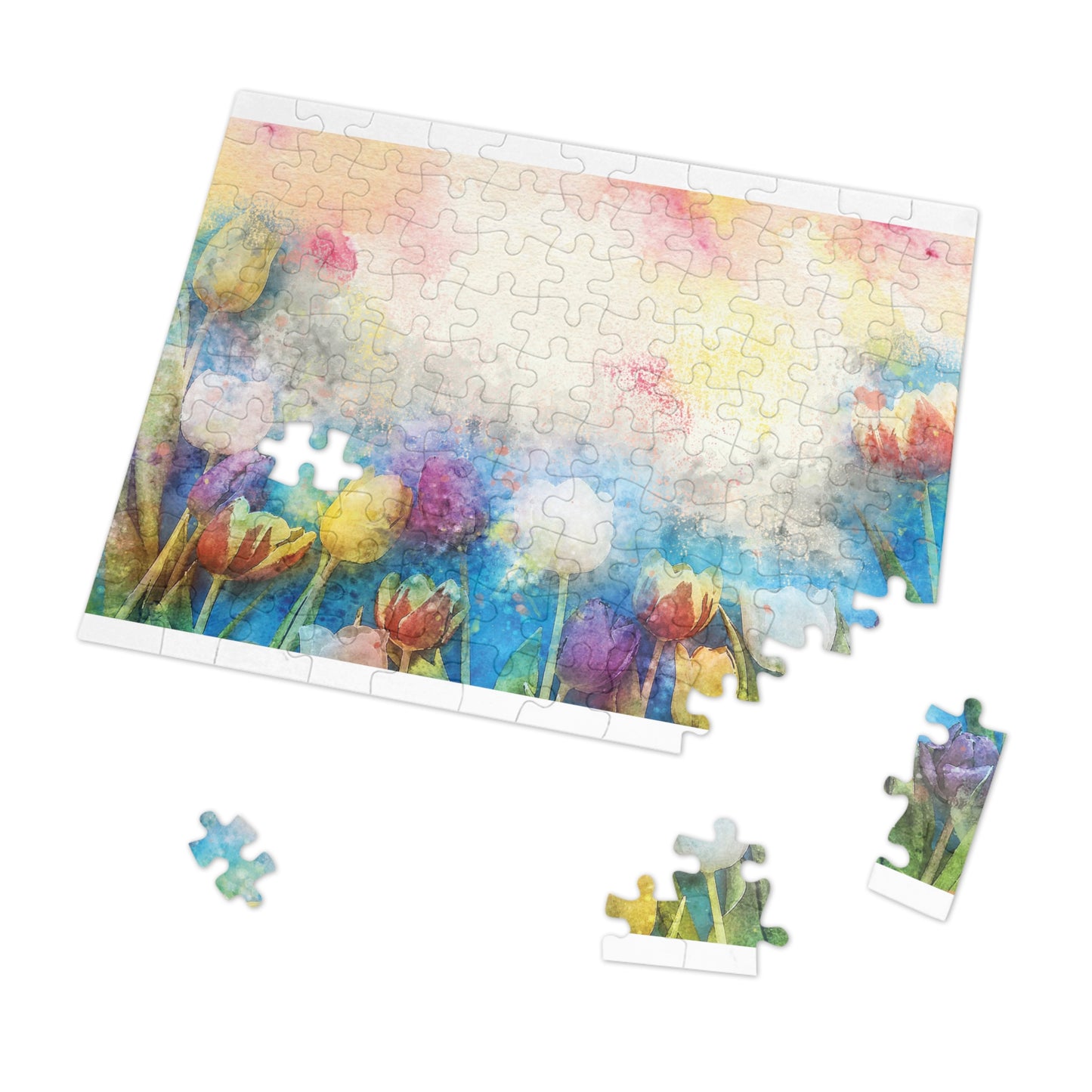 Jigsaw Puzzle, Floral, Personalised/Non-Personalised (30, 110, 252, 500,1000-Piece)