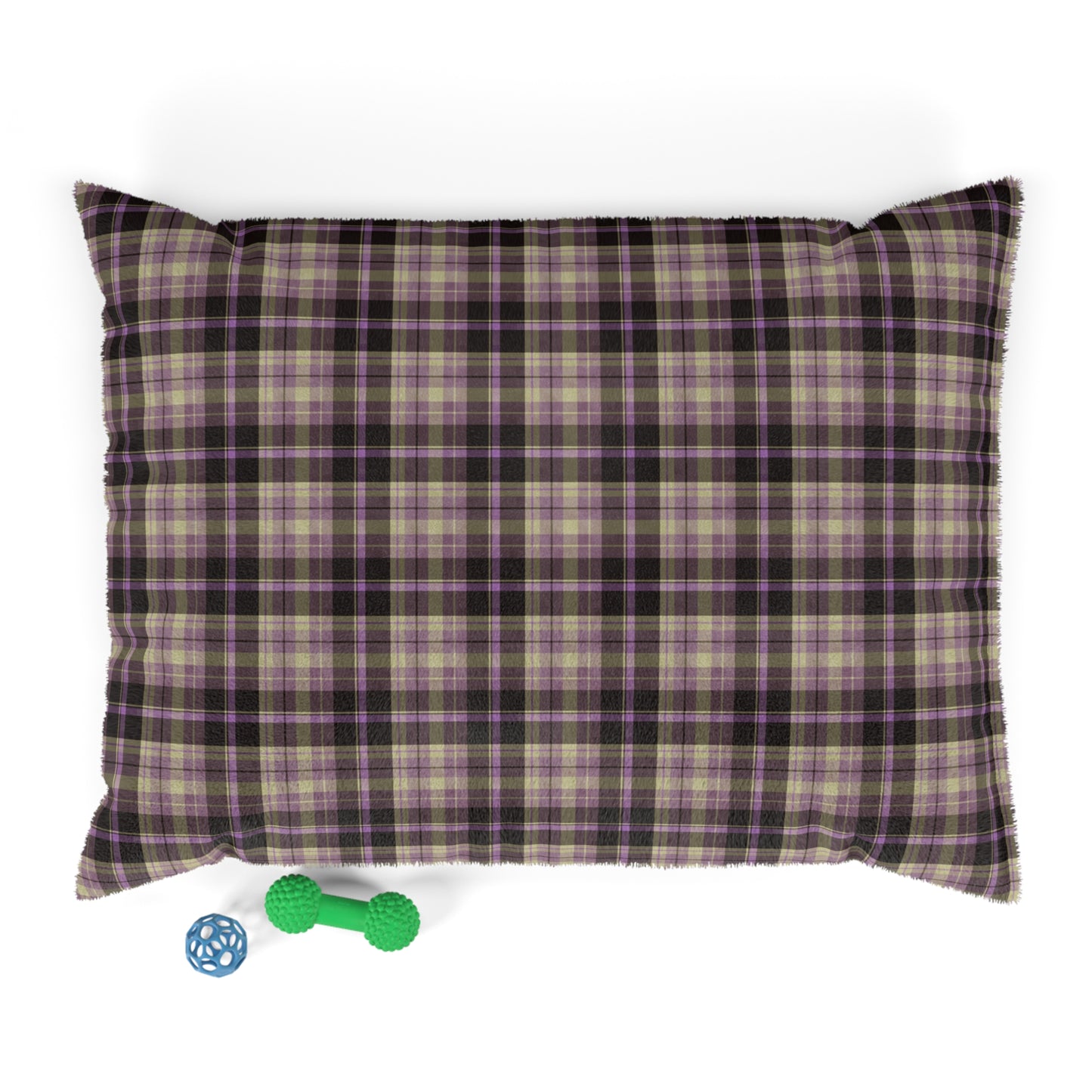 Luxury Pet Bed, feather soft fleece,  Scottish Tartan2