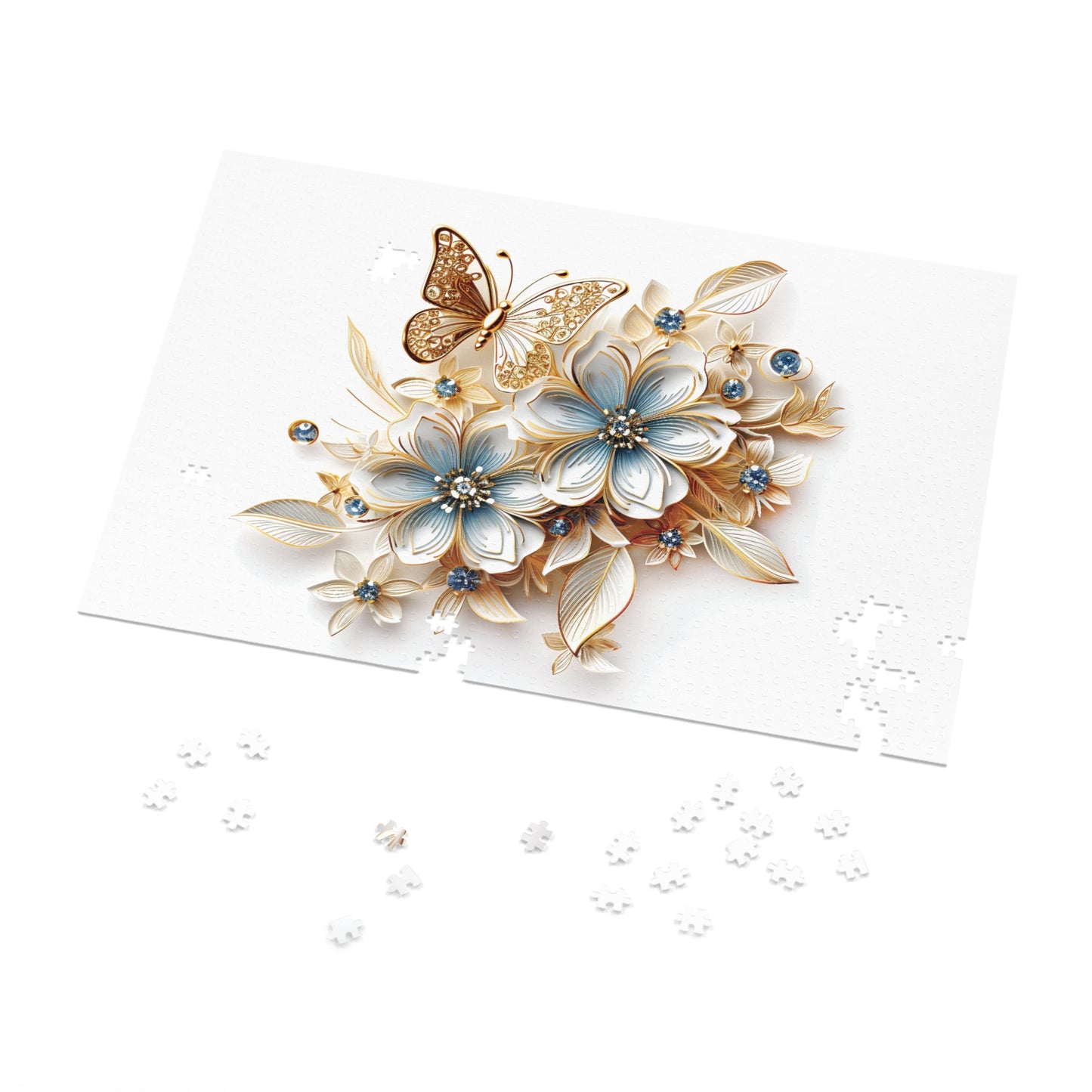 Jigsaw Puzzle, Floral, Personalised/Non-Personalised (30, 110, 252, 500,1000-Piece)