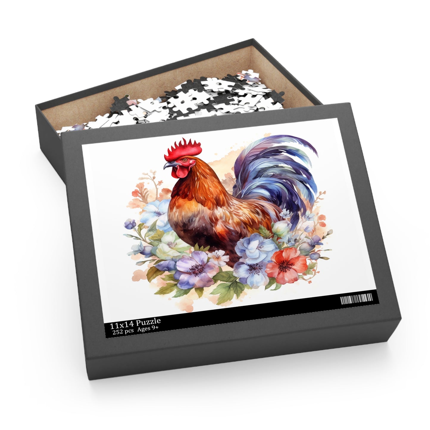 Personalised/Non-Personalised Puzzle, Chicken/Rooster (120, 252, 500-Piece)