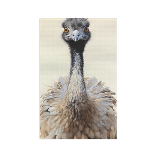 Microfiber Tea Towel, Australian Animals, Emu