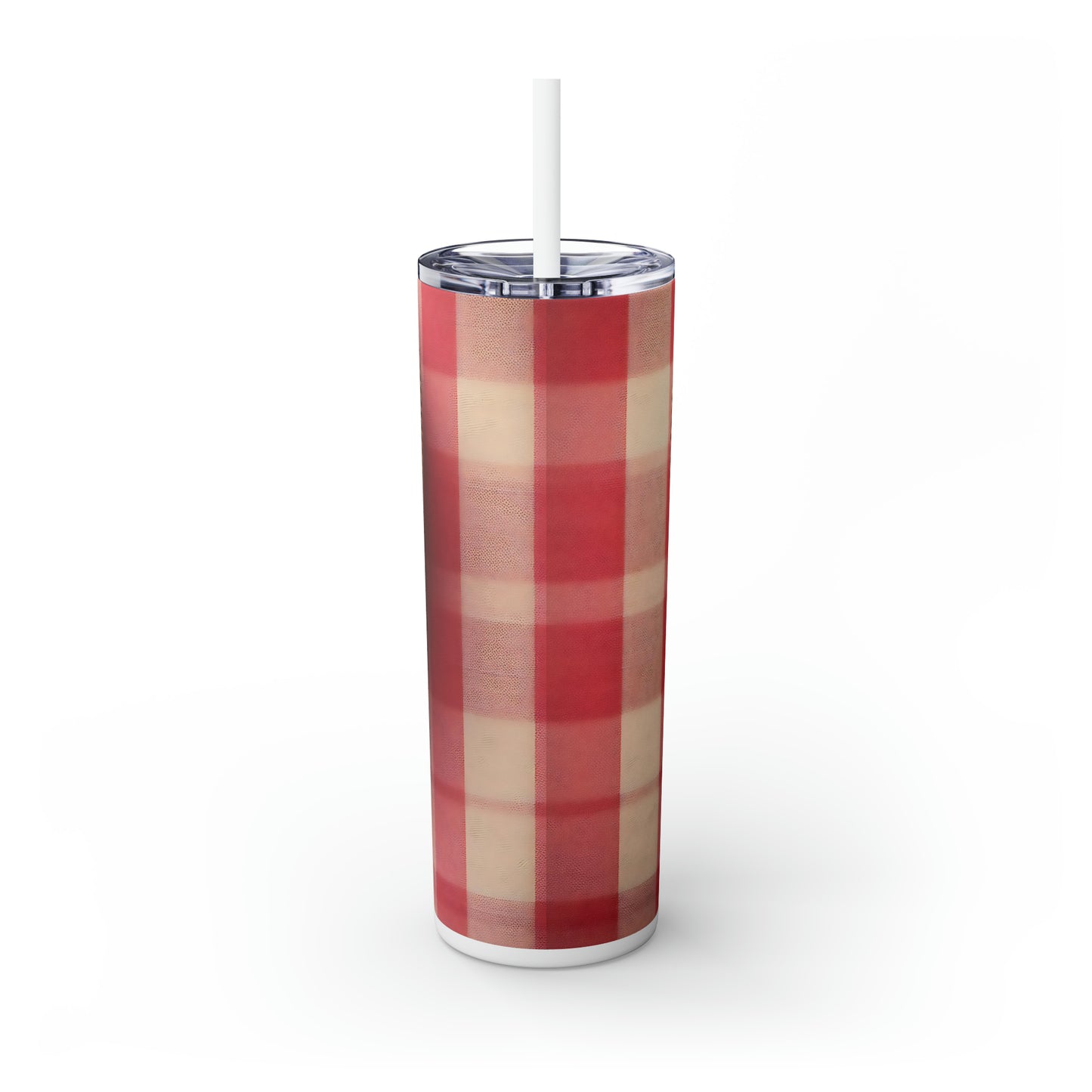 Skinny Tumbler with Straw, 20oz, Bear, Valentines Day, awd-1004