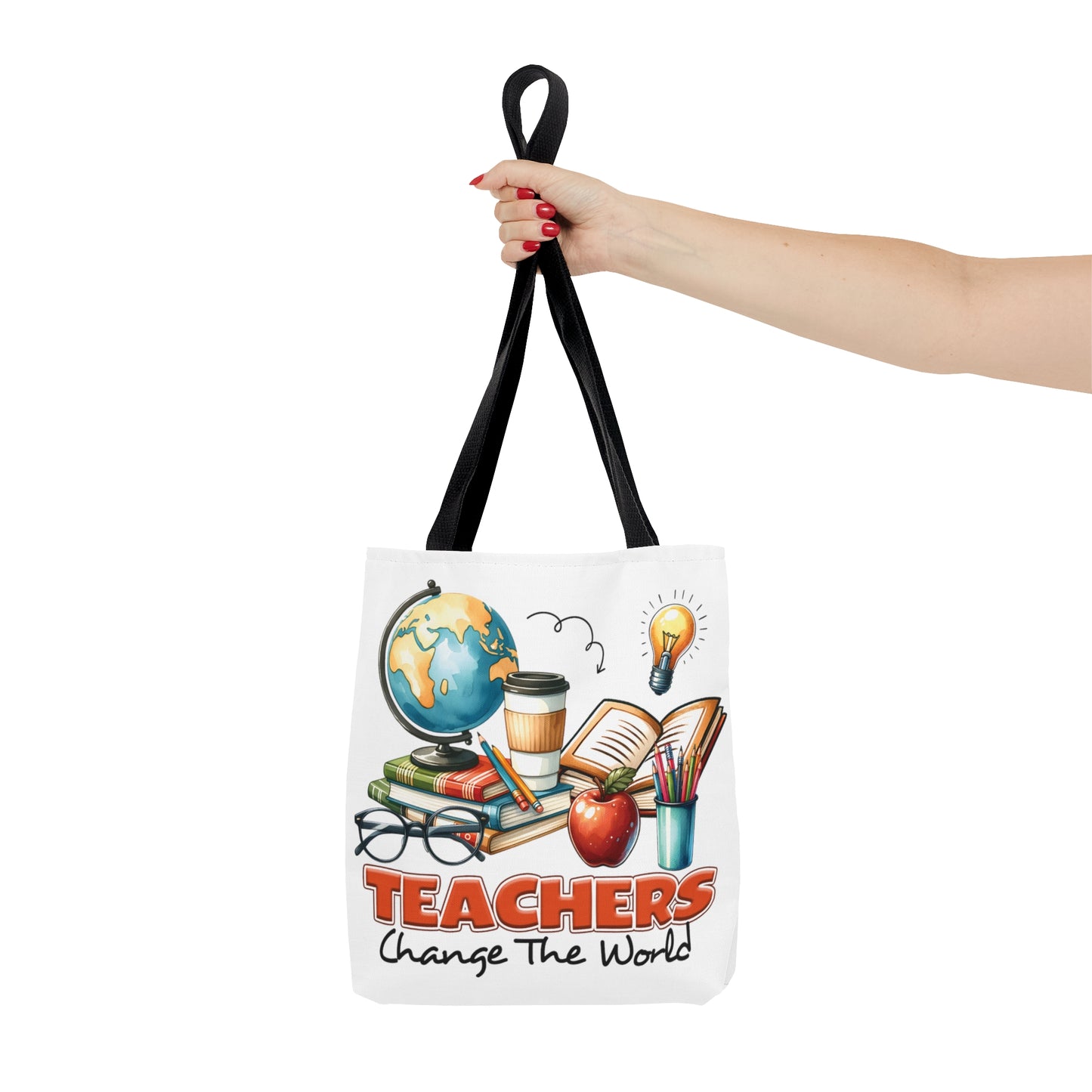 Tote Bag, Teacher, Teachers change the world Personalised/Non-Personalised Tote bag