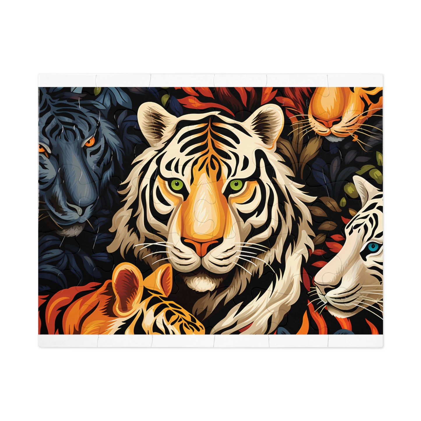 Jigsaw Puzzle, Lion, Personalised/Non-Personalised (30, 110, 252, 500,1000-Piece)