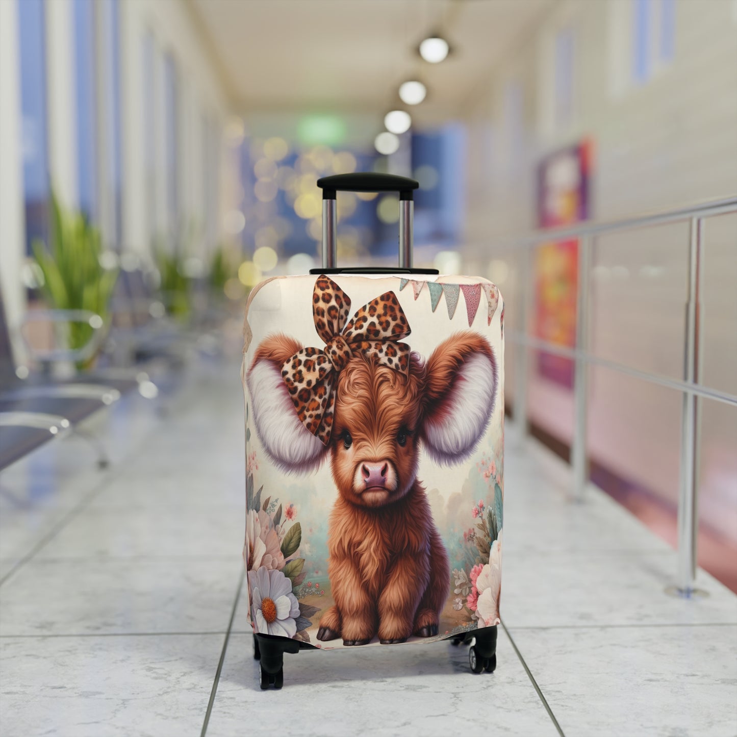 Luggage Cover, Highland Cow, awd-5016