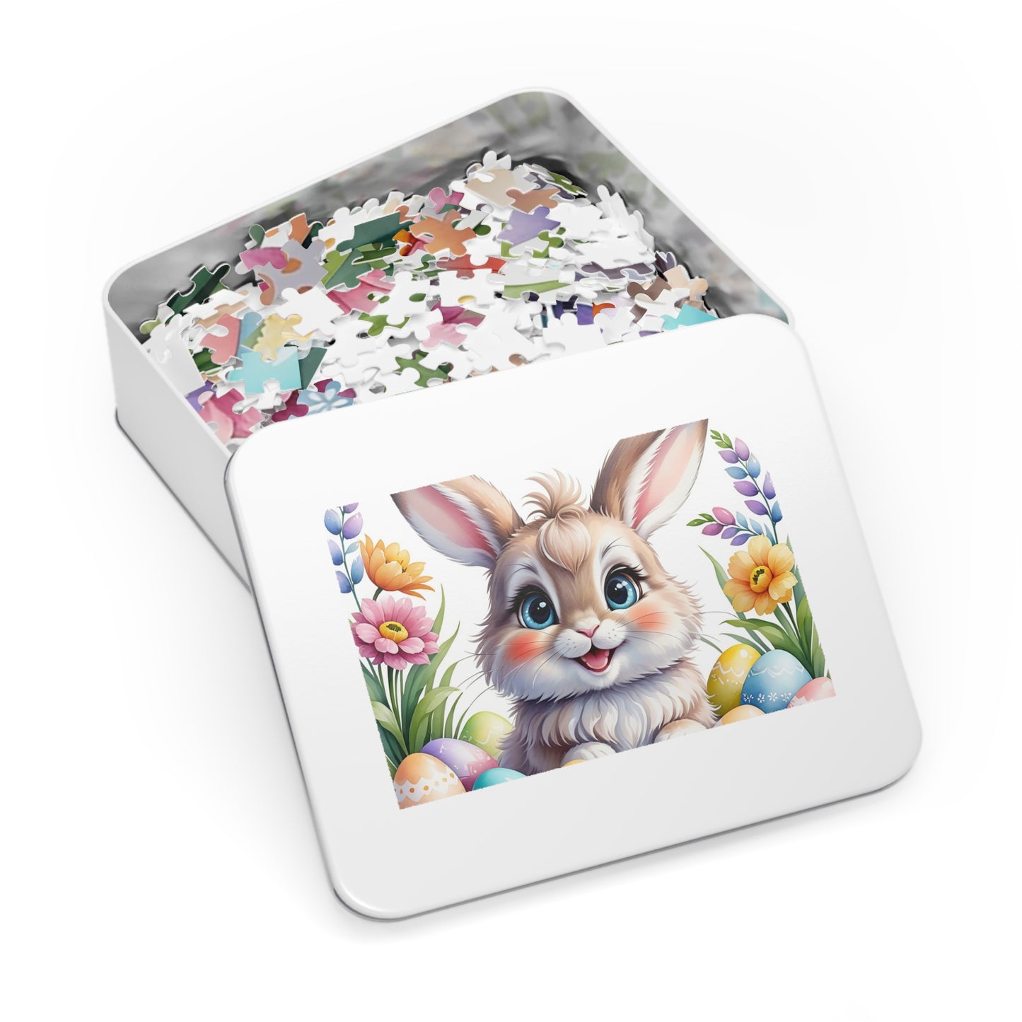 Puzzle, Easter, Rabbit, Personalised/Non-Personalised (30, 110, 252, 500,1000-Piece) awd-653