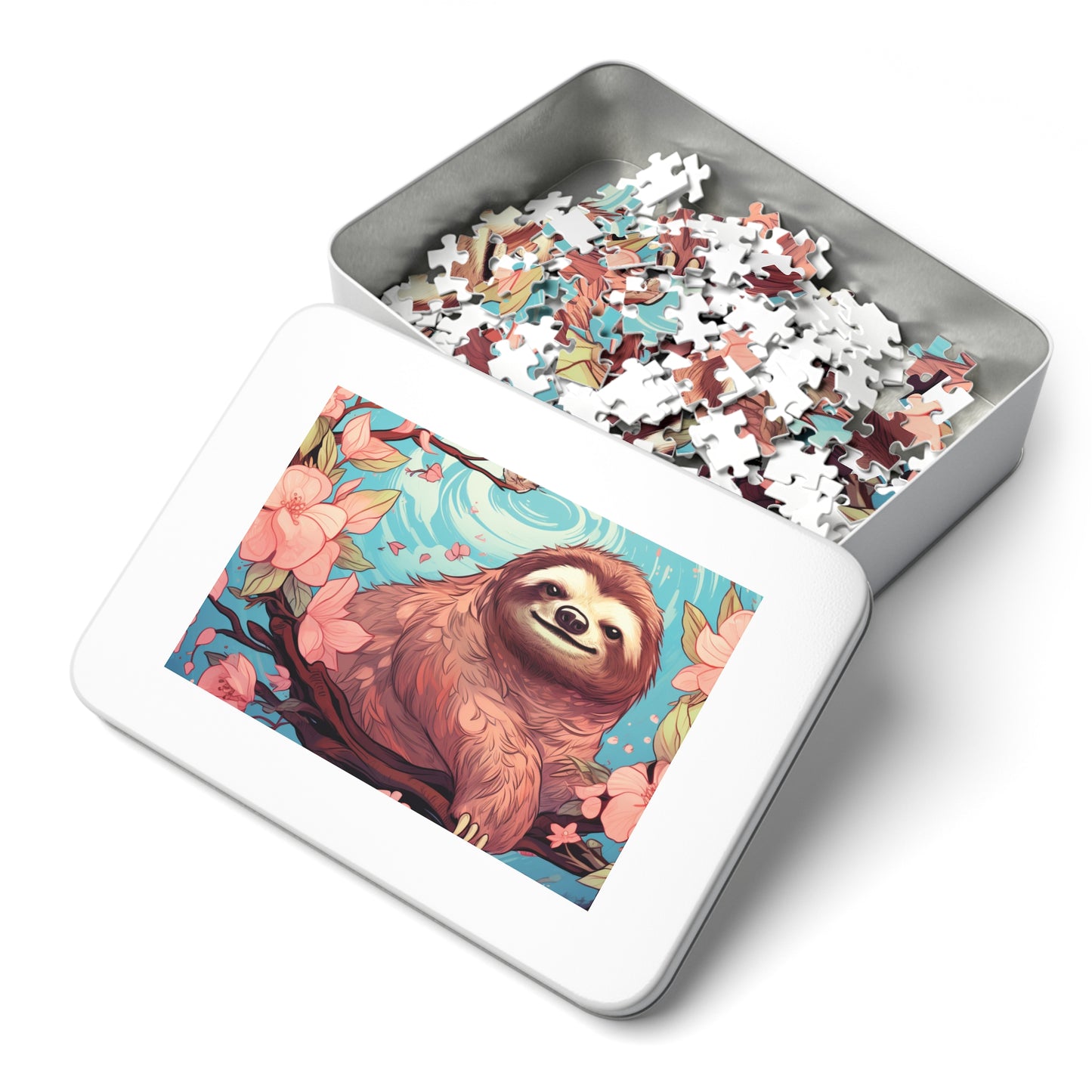 Jigsaw Puzzle, Sloth, Personalised/Non-Personalised (30, 110, 252, 500,1000-Piece)