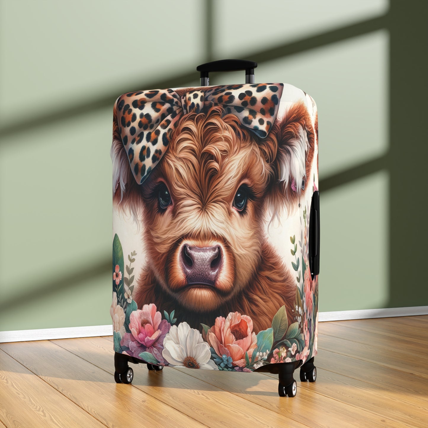 Luggage Cover, Highland Cow, awd-5007