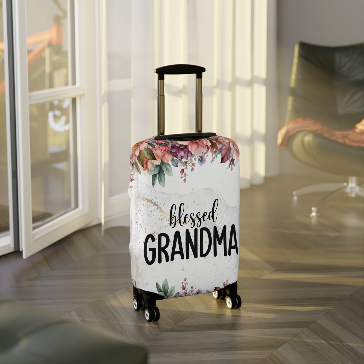 Luggage Cover, Blessed Grandma, awd-730