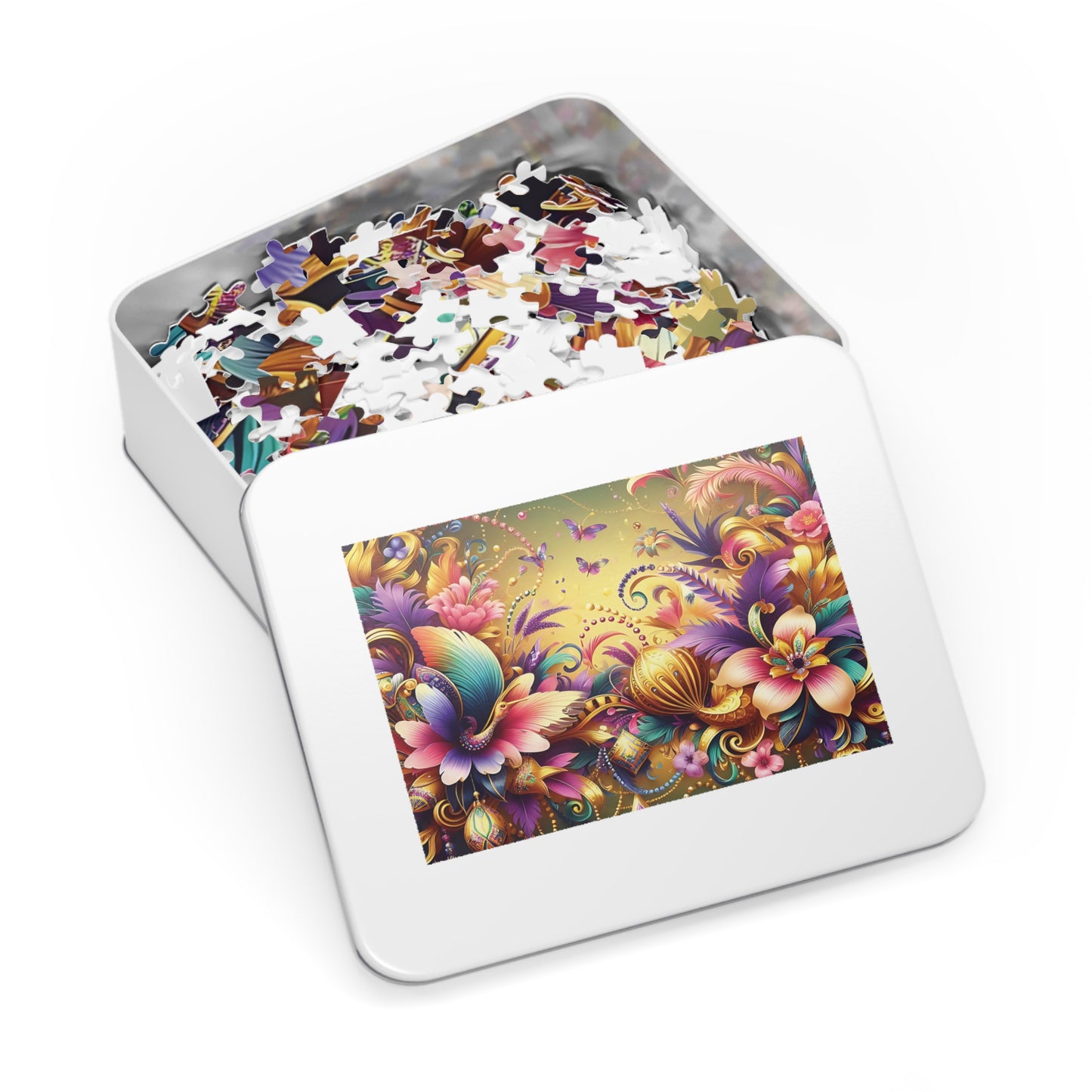 Jigsaw Puzzle, Floral, Personalised/Non-Personalised (30, 110, 252, 500,1000-Piece)