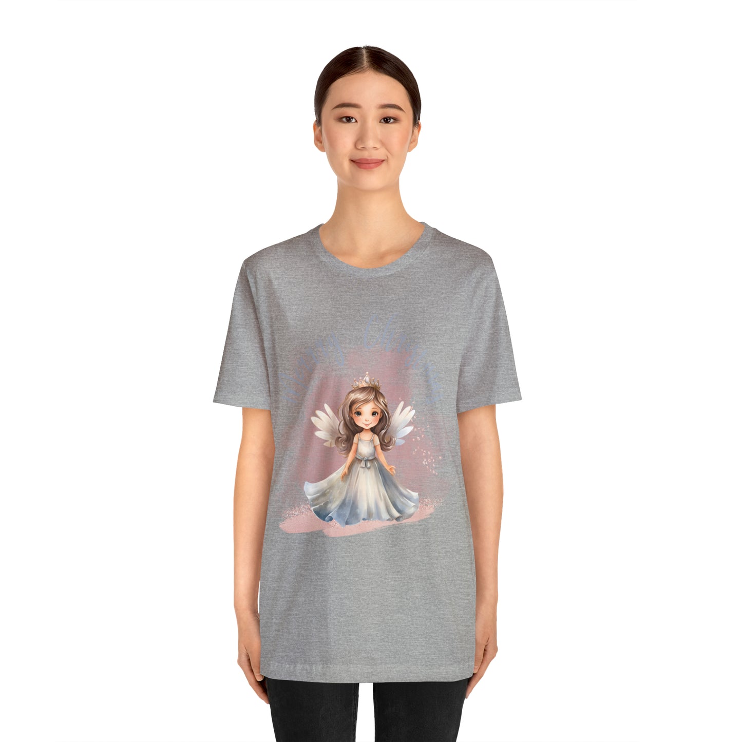 Unisex Jersey Short Sleeve Tee Christmas, Women's Fairy TShirt - A00002