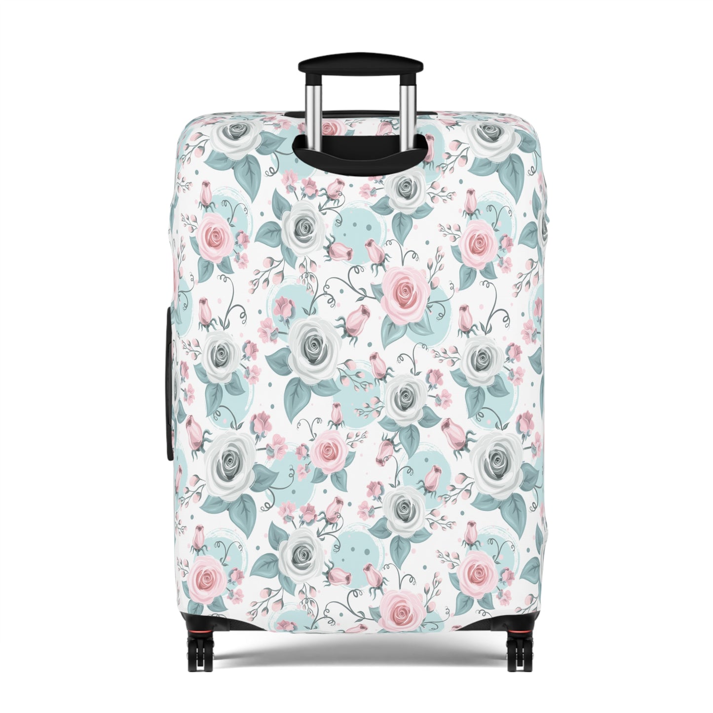 Luggage Cover, Green and Pink Floral, awd-1770