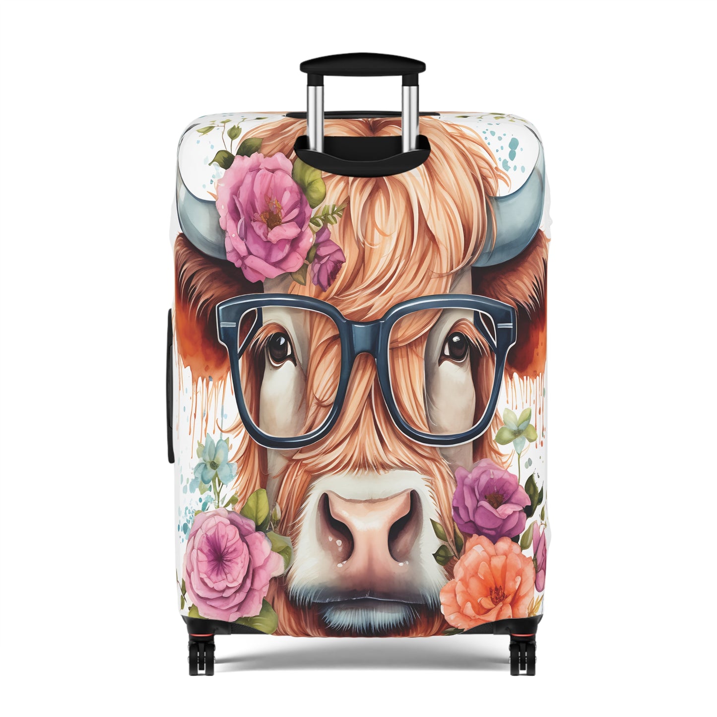 Luggage Cover, Highland Cow, awd-016