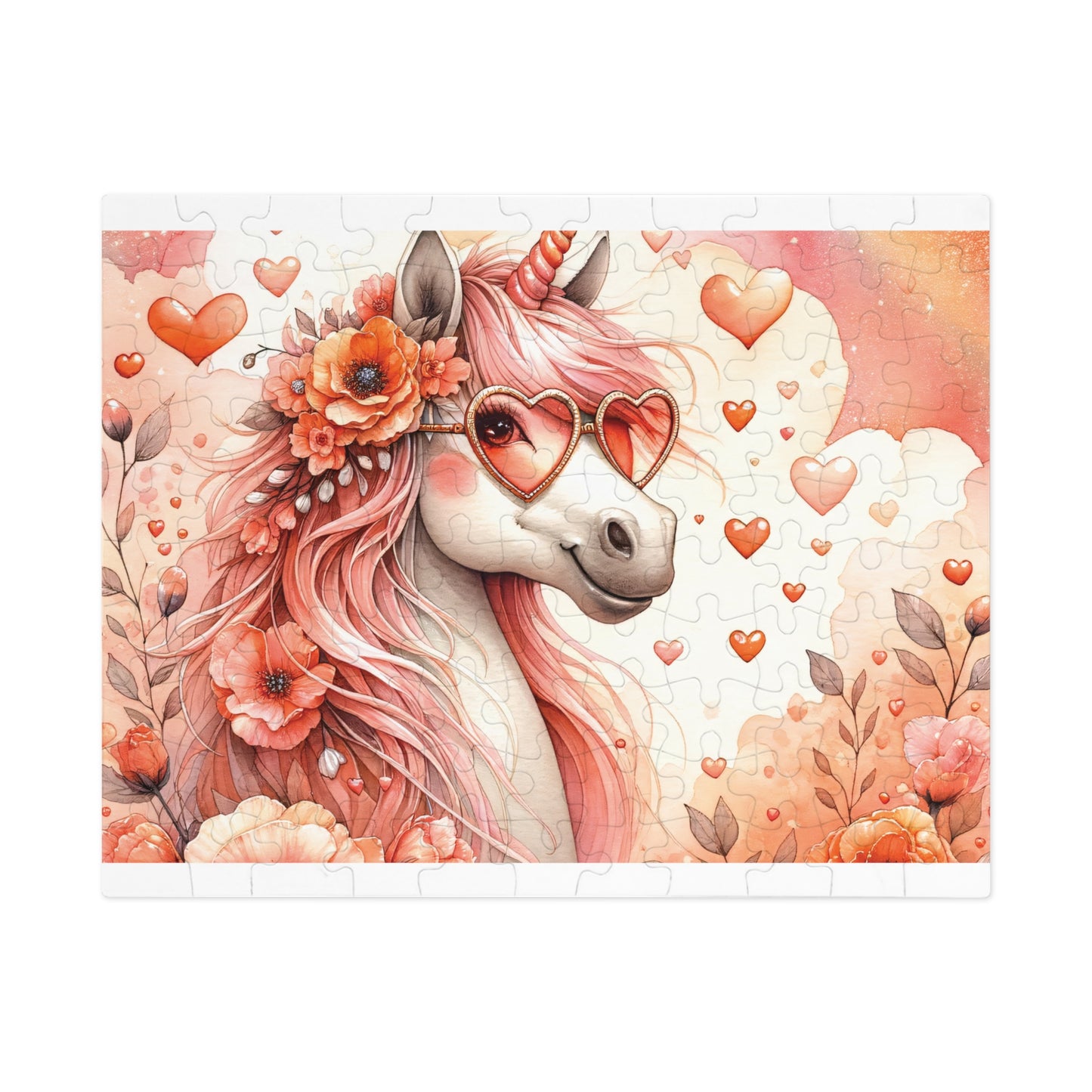 Puzzle Unicorn, Personalised/Non-Personalised (30, 110, 252, 500,1000-Piece) awd-661