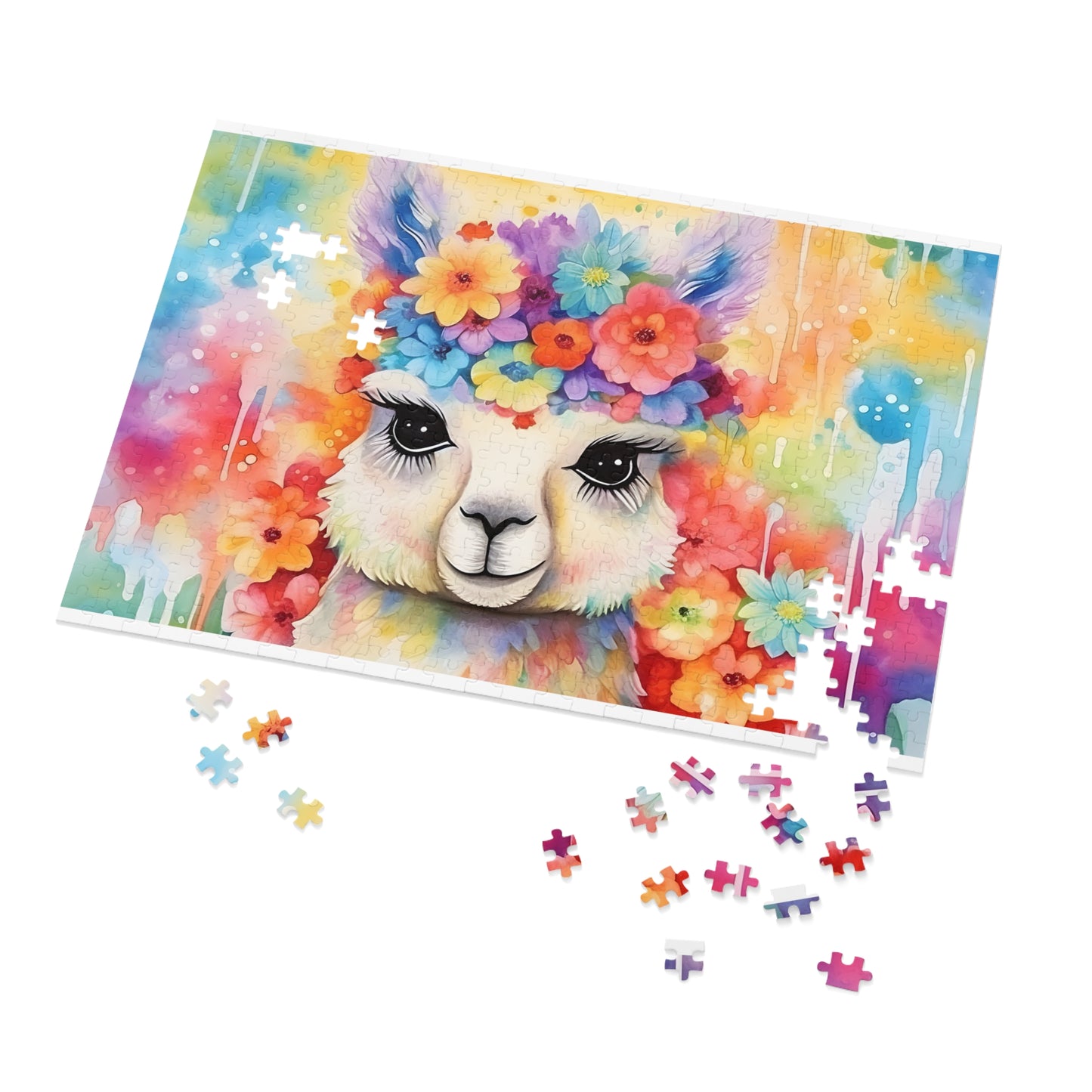 Jigsaw Puzzle, Llama, Personalised/Non-Personalised (30, 110, 252, 500,1000-Piece)