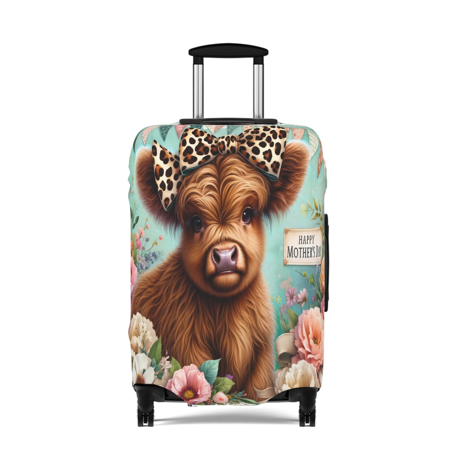 Luggage Cover, Highland Cow, awd-5004