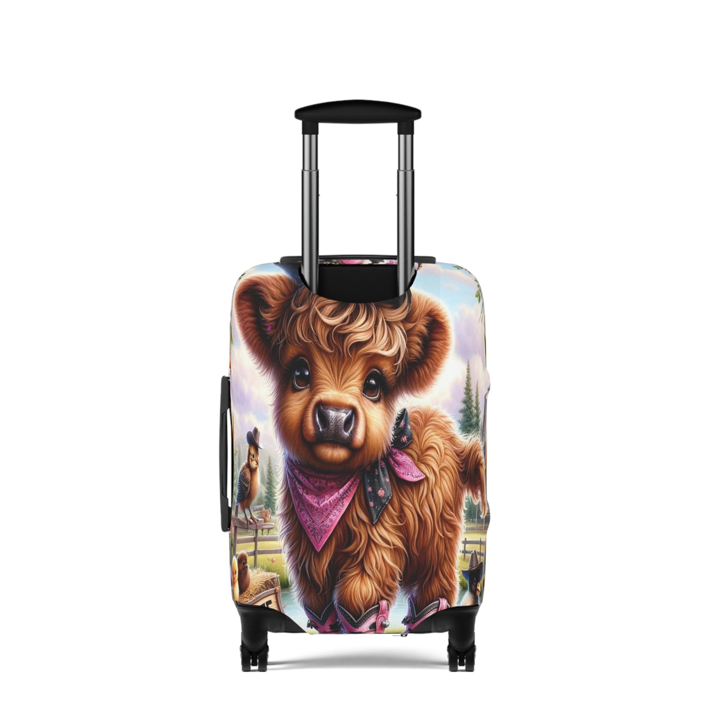 Luggage Cover, Highland Cow, Country and Western, awd-1417