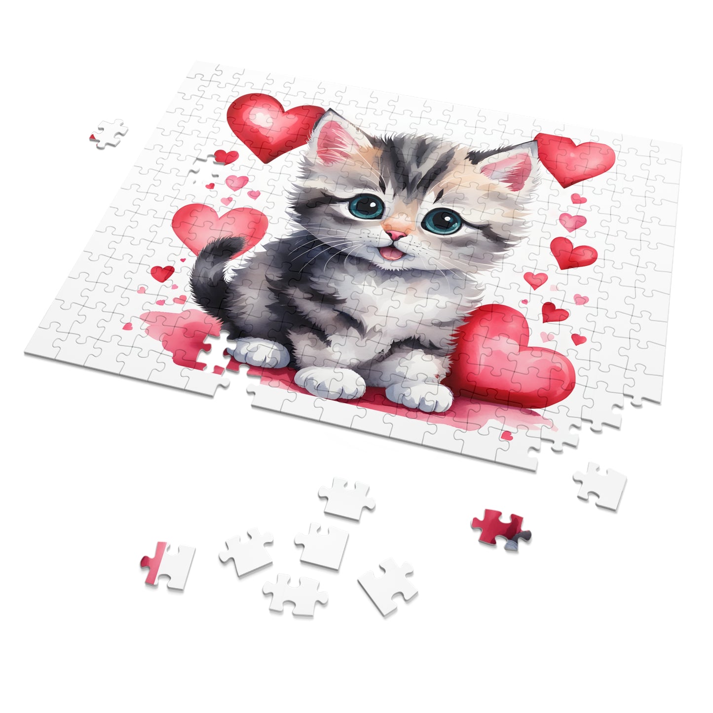 Jigsaw Puzzle, Cat, Personalised/Non-Personalised (30, 110, 252, 500,1000-Piece)