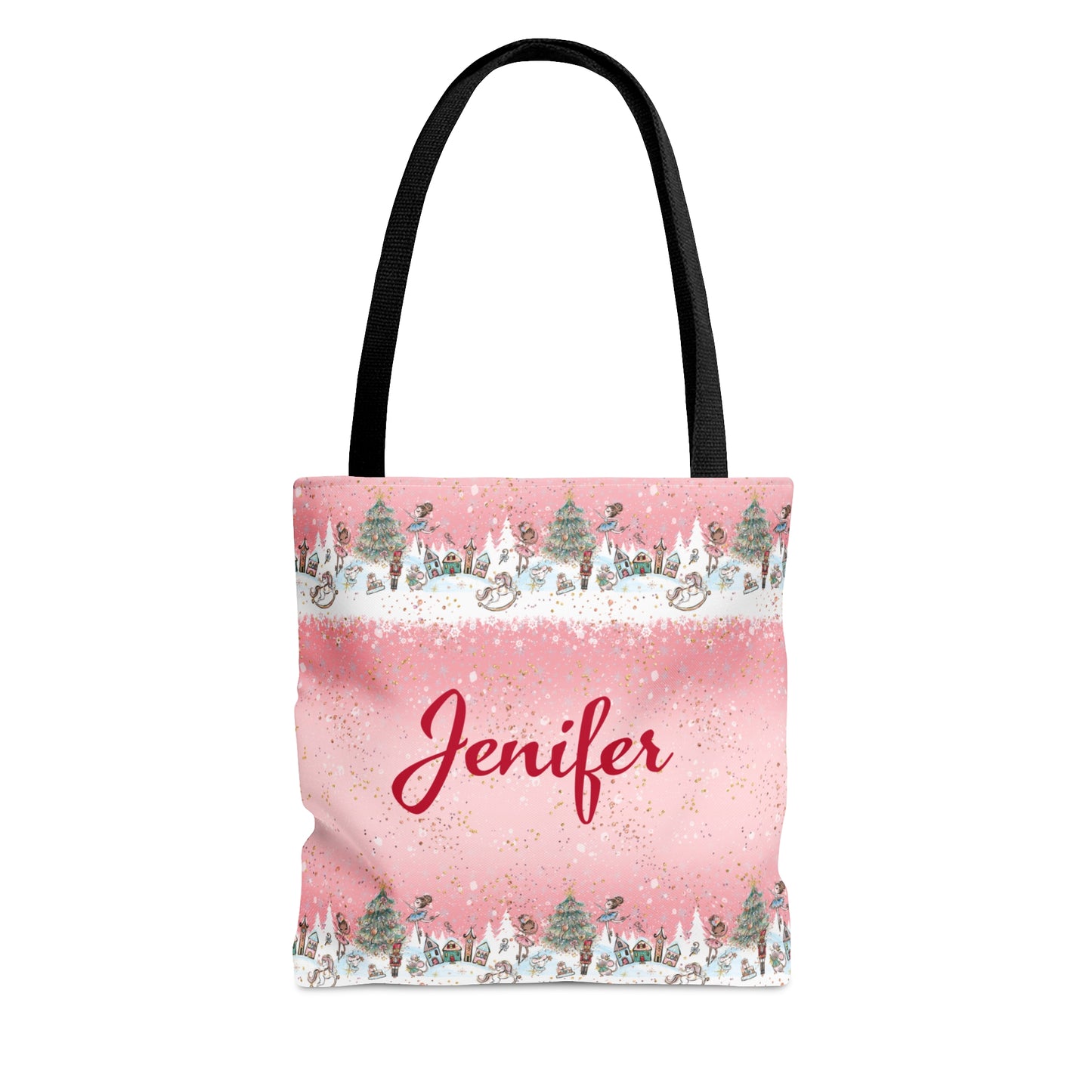 Personalised Tote Bag, Nutcracker Pink Christmas Tote bag