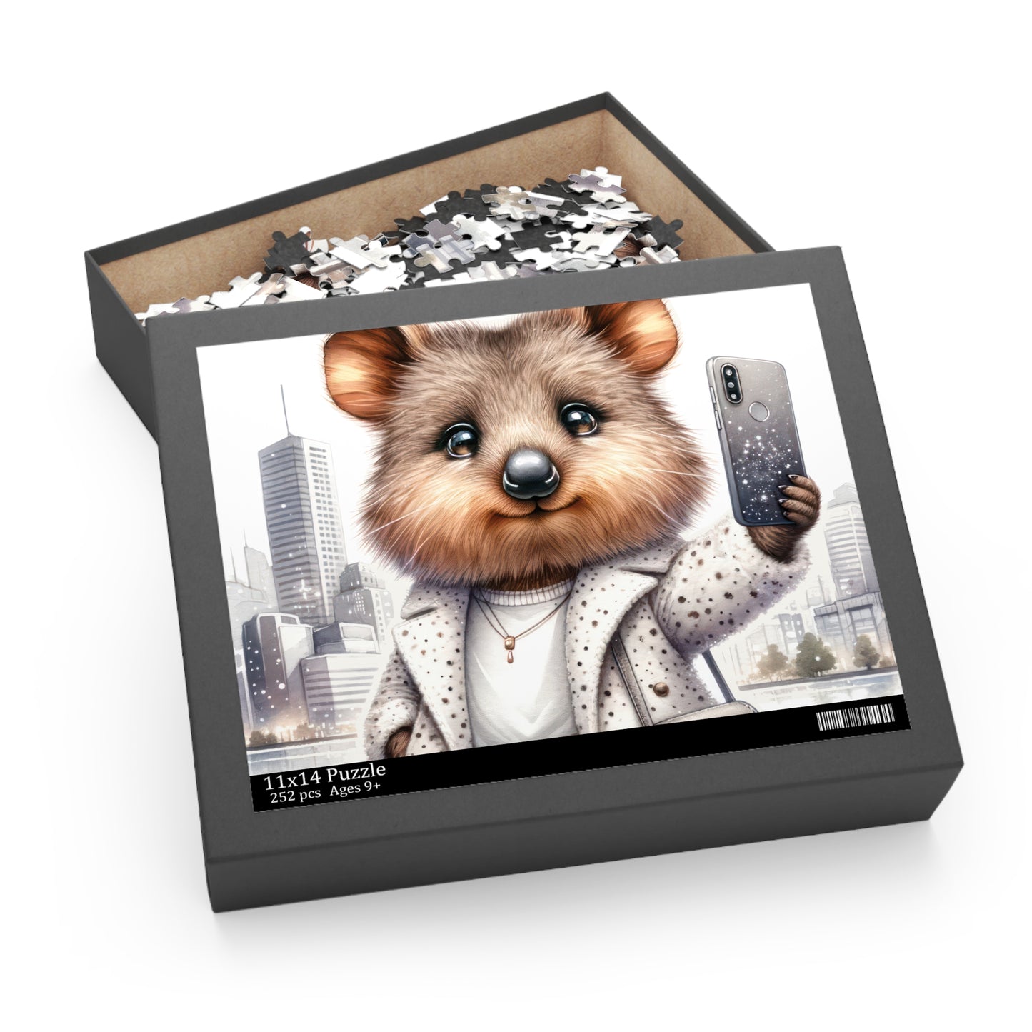 Personalised/Non-Personalised Puzzle, Quokka (120, 252, 500-Piece)