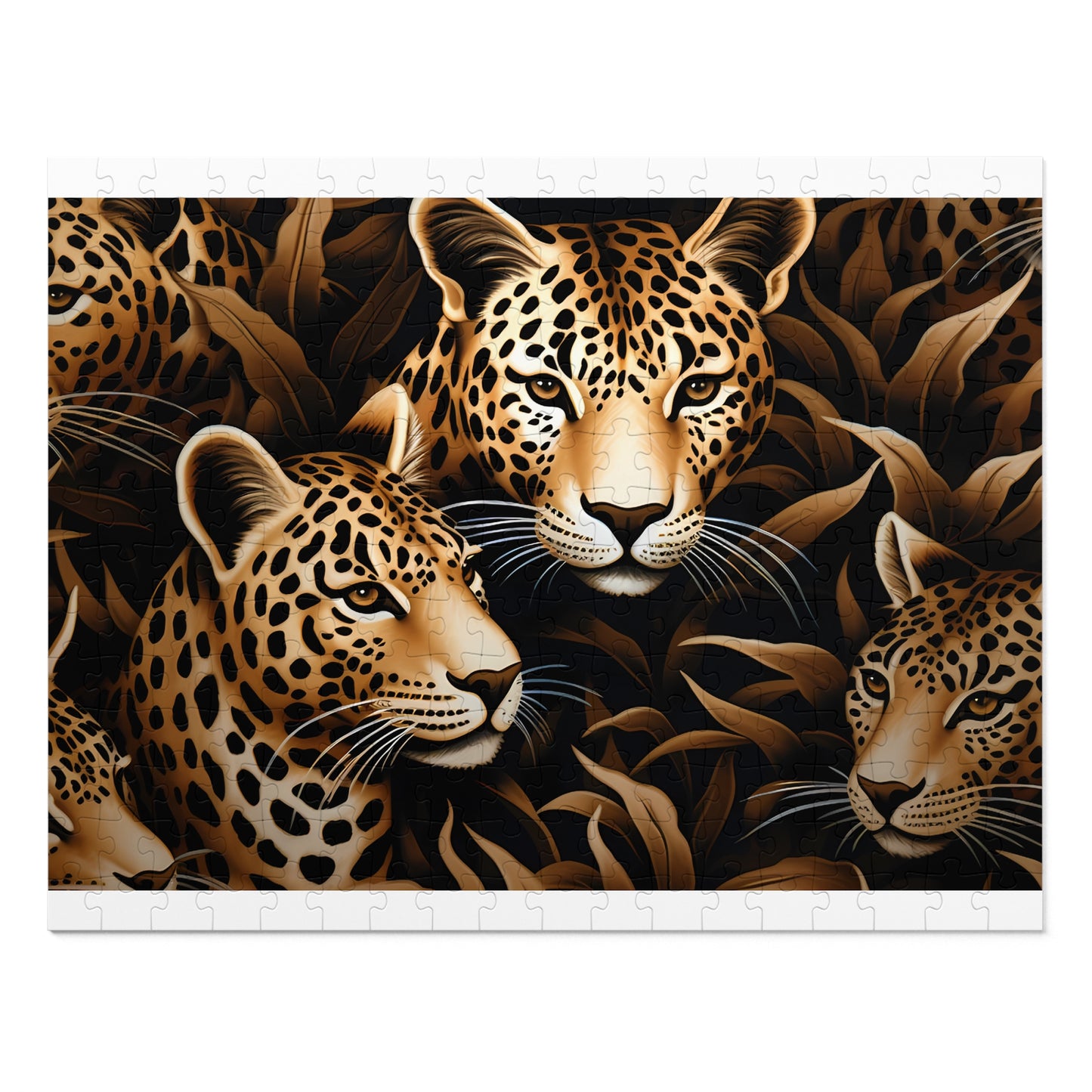 Jigsaw Puzzle, Leopard, Personalised/Non-Personalised (30, 110, 252, 500,1000-Piece)