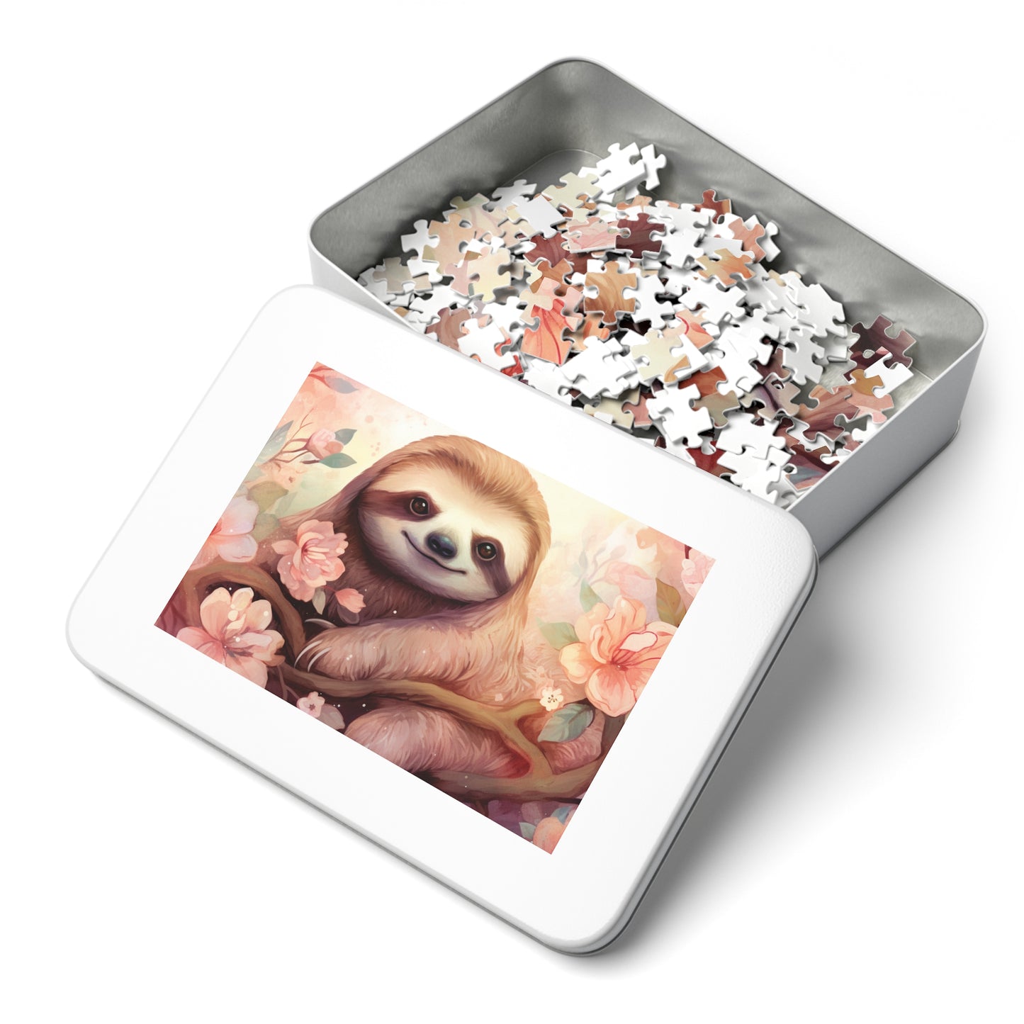 Jigsaw Puzzle, Sloth, Personalised/Non-Personalised (30, 110, 252, 500,1000-Piece)