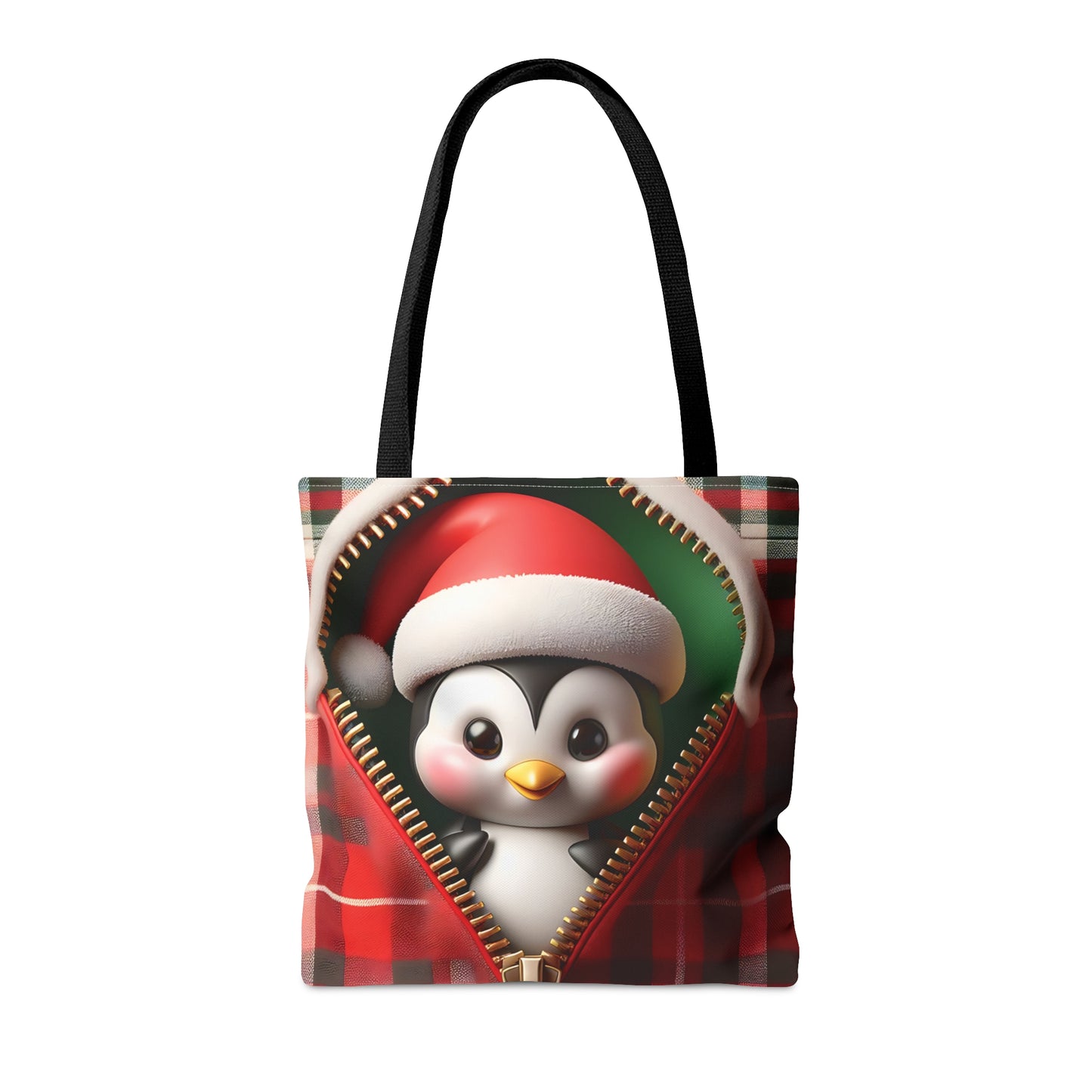 Tote Bag, Christmas, Penguin