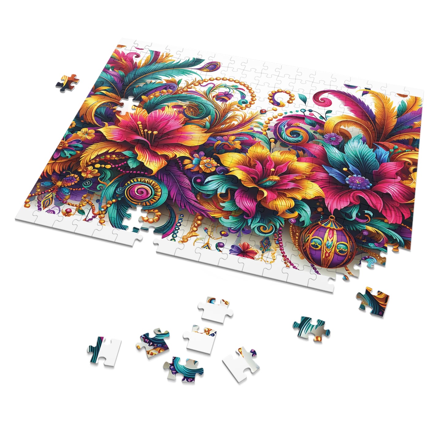 Jigsaw Puzzle, Floral, Personalised/Non-Personalised (30, 110, 252, 500,1000-Piece)