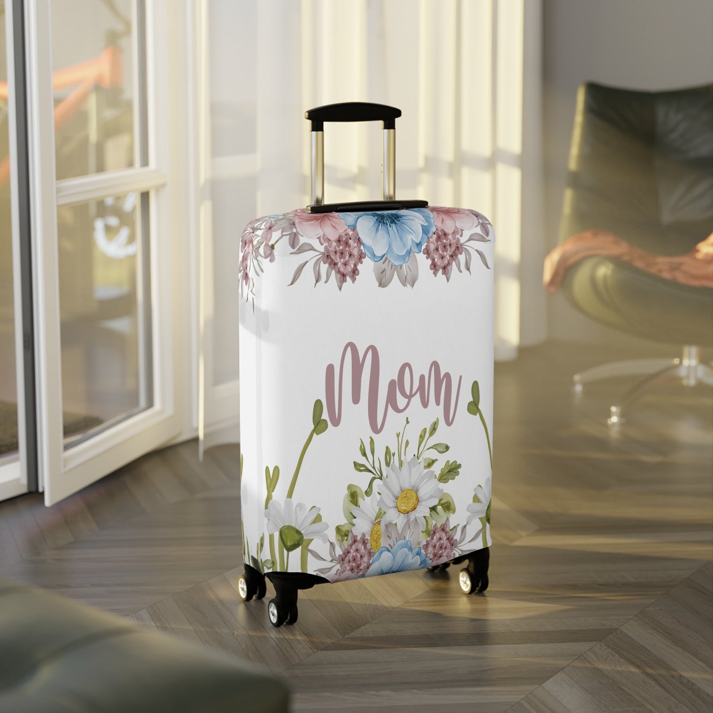 Luggage Cover, Floral, Mom, awd-1366