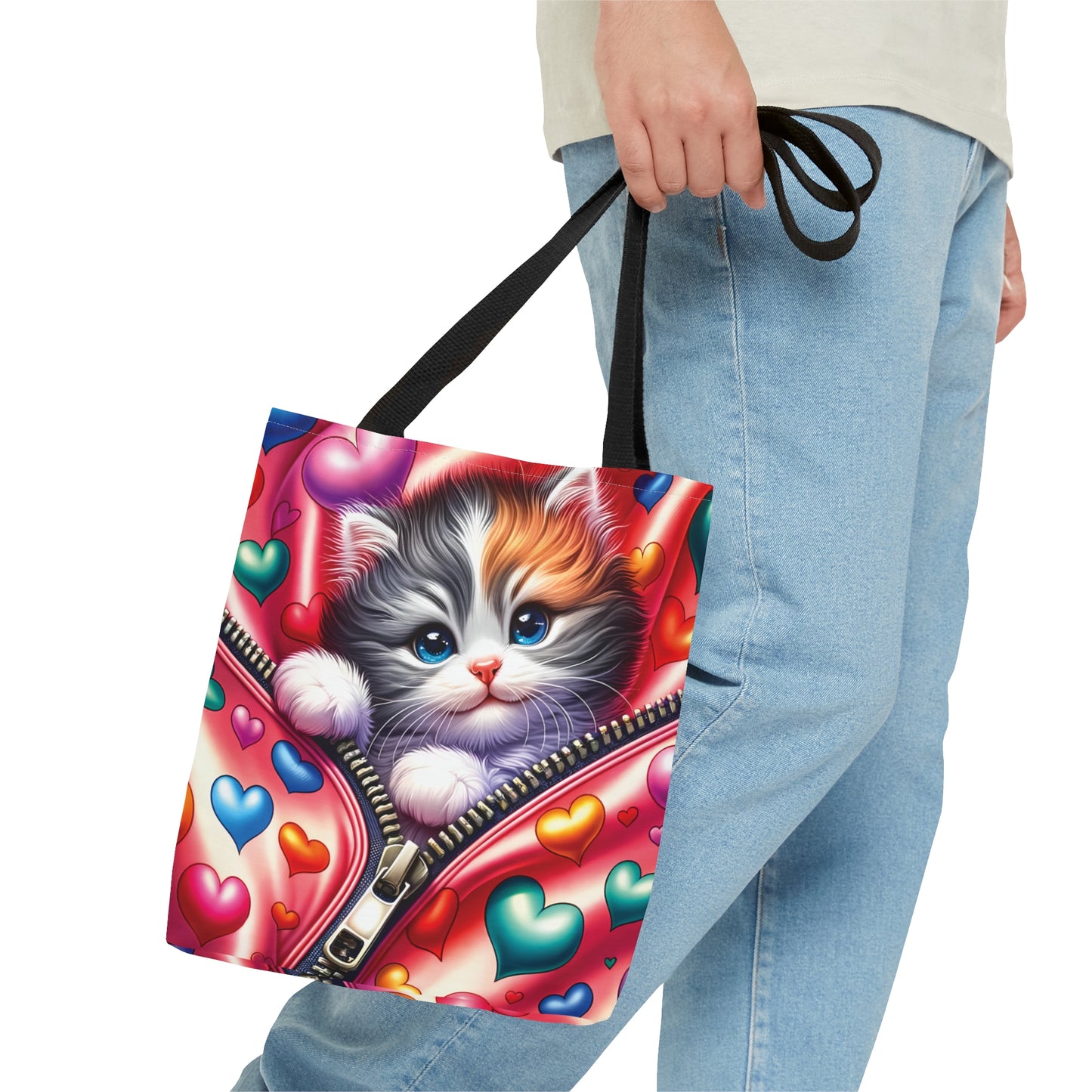 Tote Bag, Cat, Personalised/Non-Personalised Tote bag