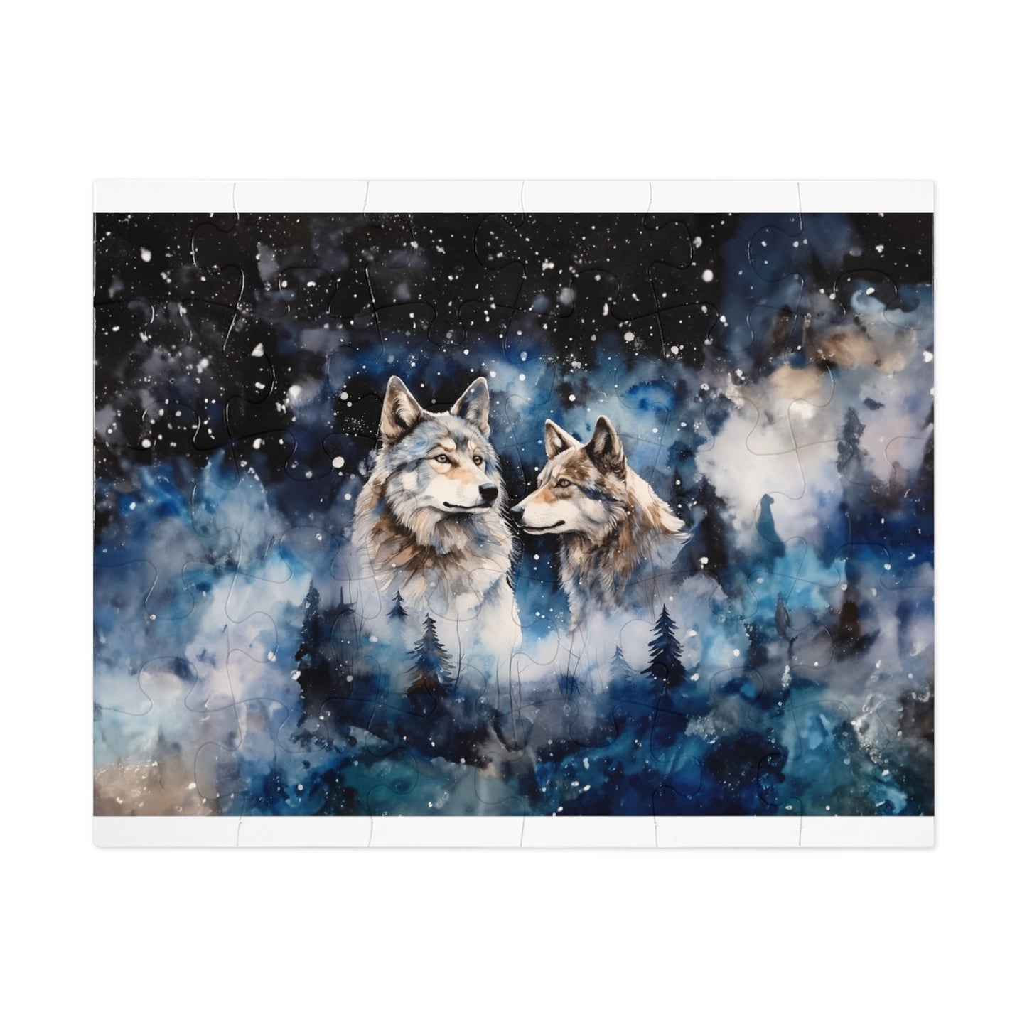 Puzzle, Wolves, Personalised/Non-Personalised (30, 110, 252, 500,1000-Piece)