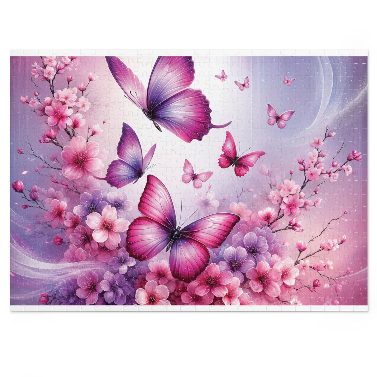 Jigsaw Puzzle, Butterfly, Personalised/Non-Personalised (30, 110, 252, 500,1000-Piece)