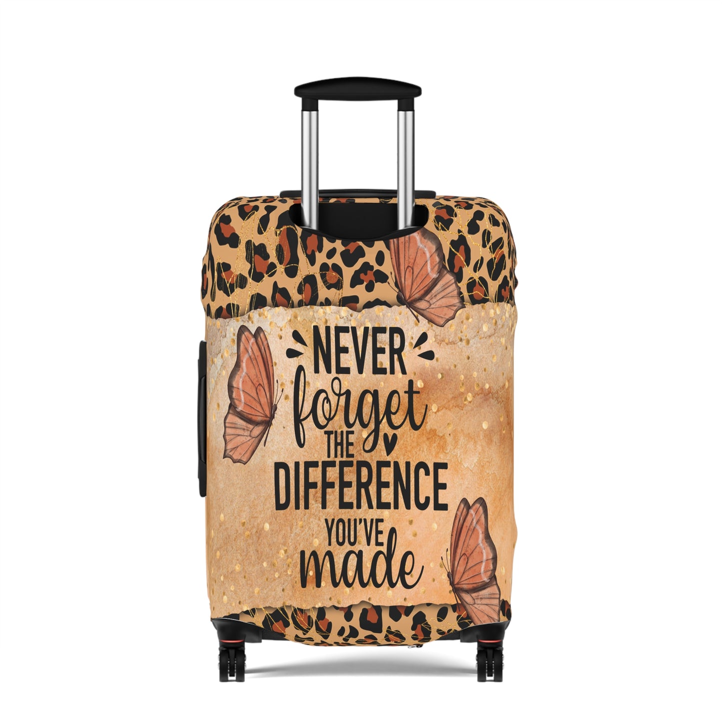 Luggage Cover, Never forget the difference you made, awd-1712