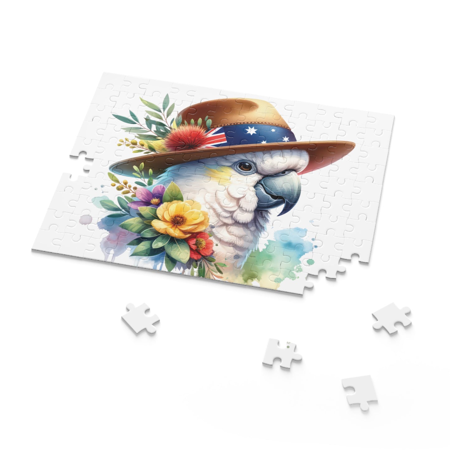 Personalised/Non-Personalised Puzzle, Cockatoo (120, 252, 500-Piece)