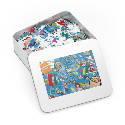 Jigsaw Puzzle, School Psychologist, Personalised/Non-Personalised (30, 110, 252, 500,1000-Piece)