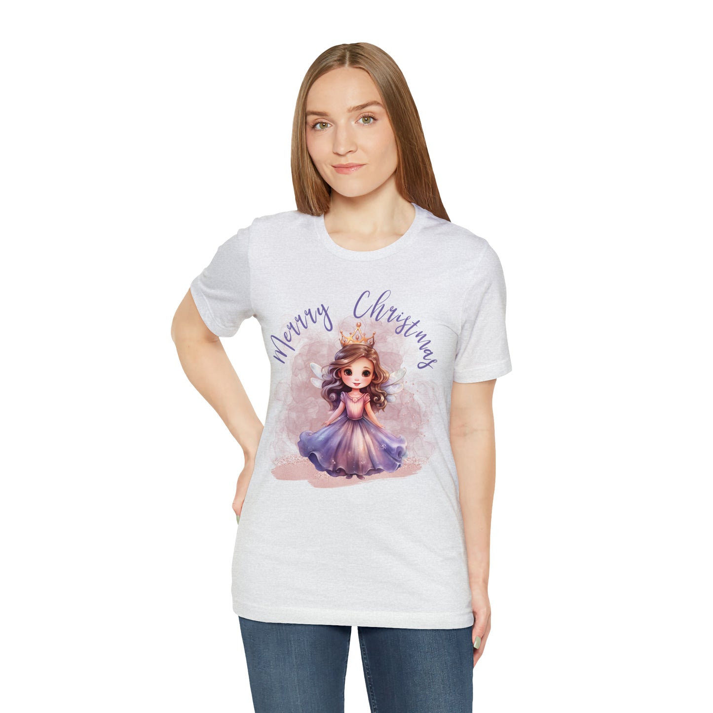 Unisex Jersey Short Sleeve Tee Christmas, Women's Fairy T-shirt - A00005